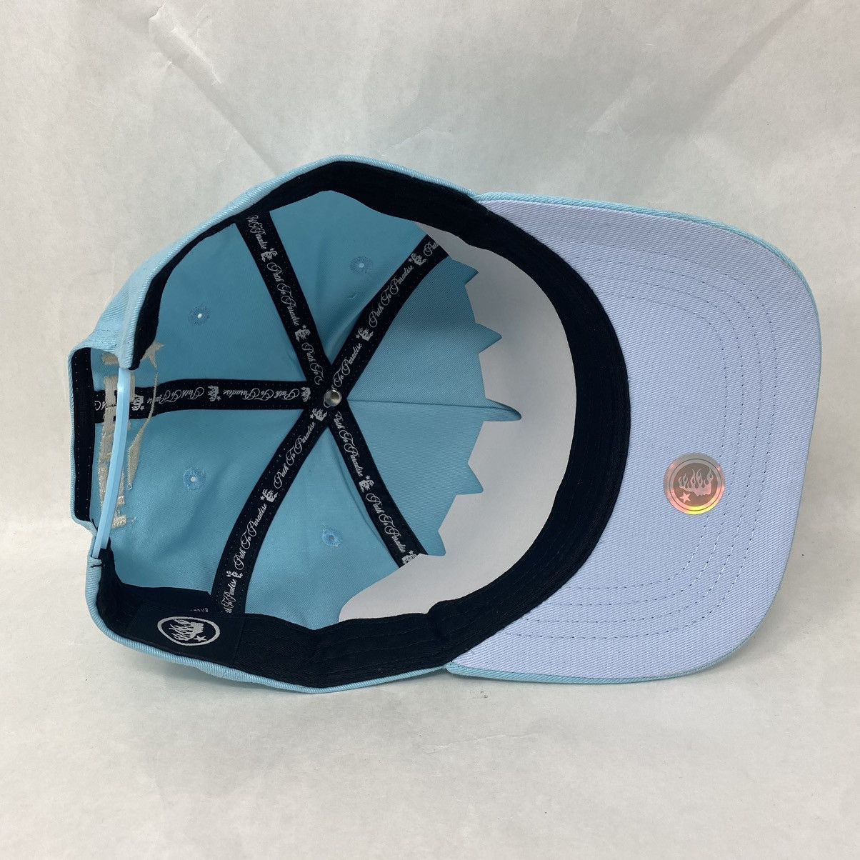 HELLSTAR Hellstar OG Logo Snapback Baby Blue Hat Size ONE SIZE - 7 Thumbnail