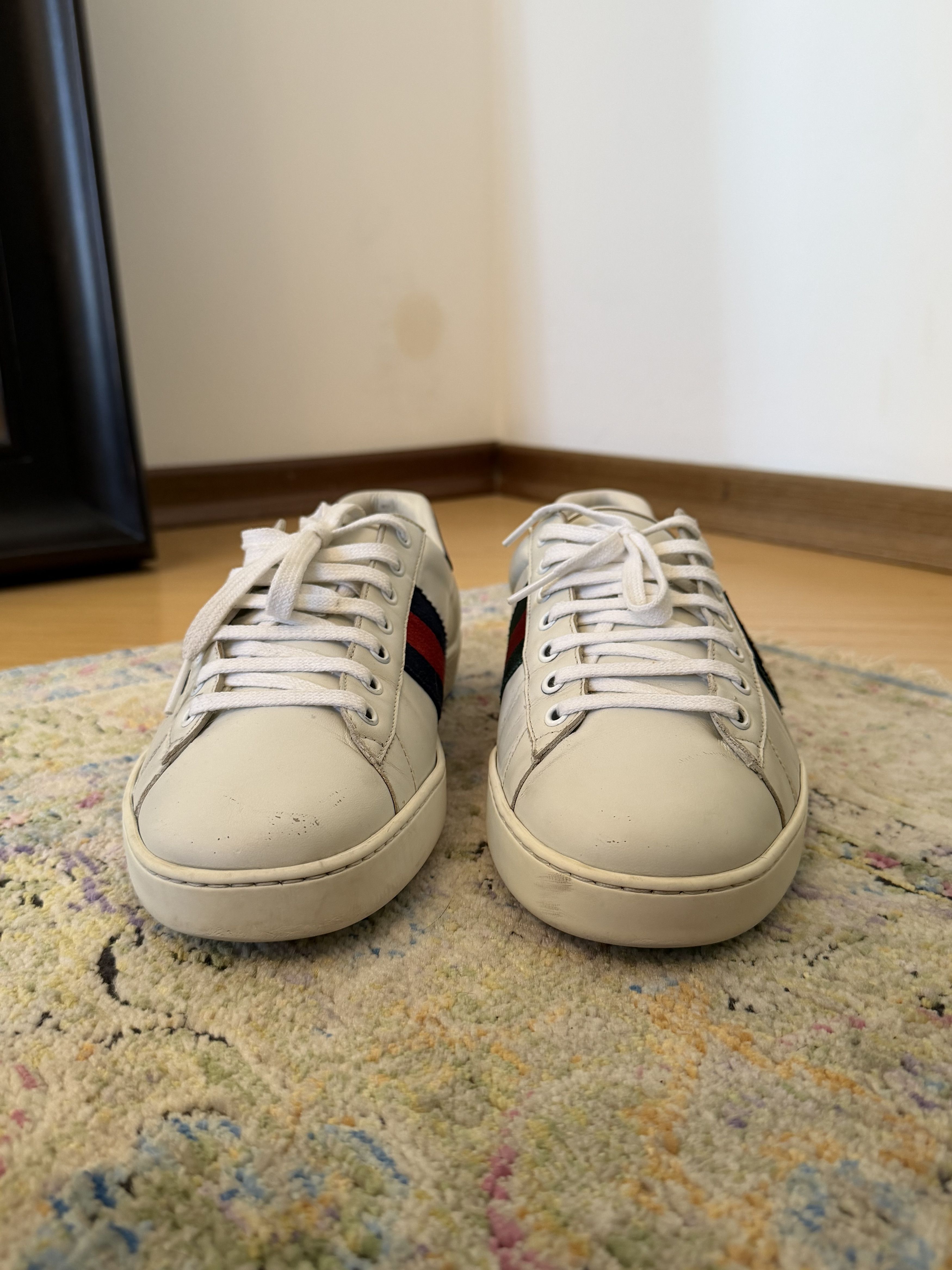 Gucci Gucci Ace Unpaired White Sneakers Size US 9.5 / EU 42-43 - 13 Thumbnail