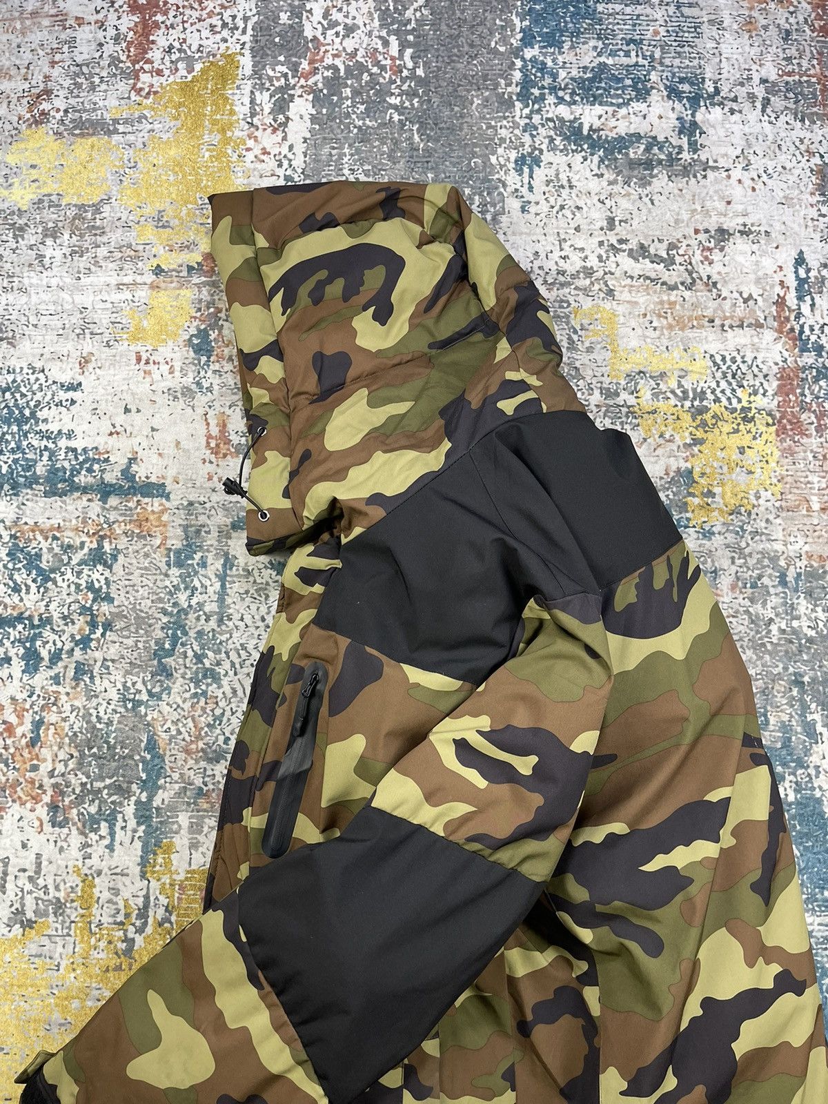 Japanese Brand Hype🔥Army Camouflage Puffer Hooded Jackets Size US L / EU 52-54 / 3 - 5 Thumbnail