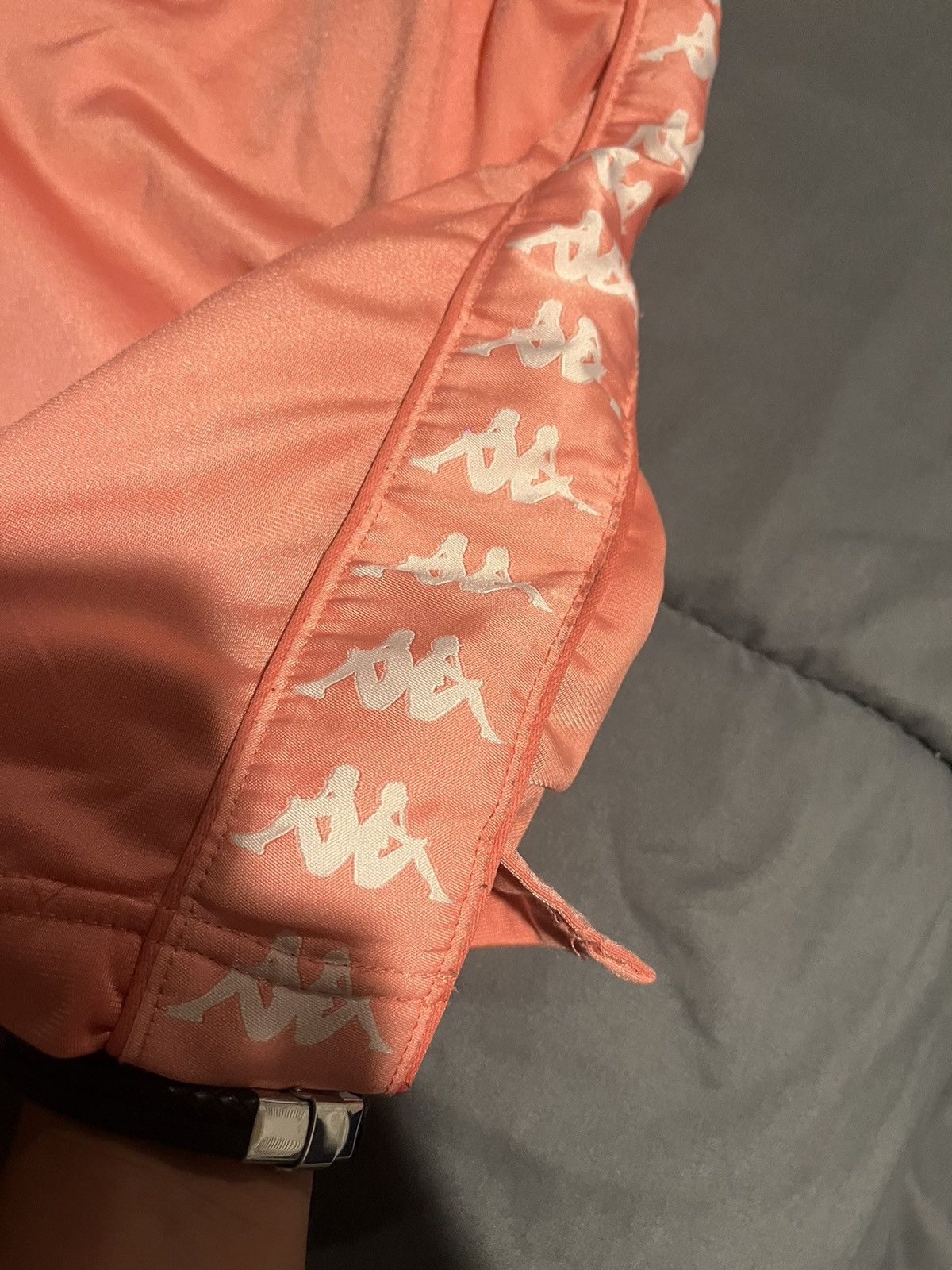 Kappa Kappa Logo Velour Shorts Size US 29 - 4 Thumbnail