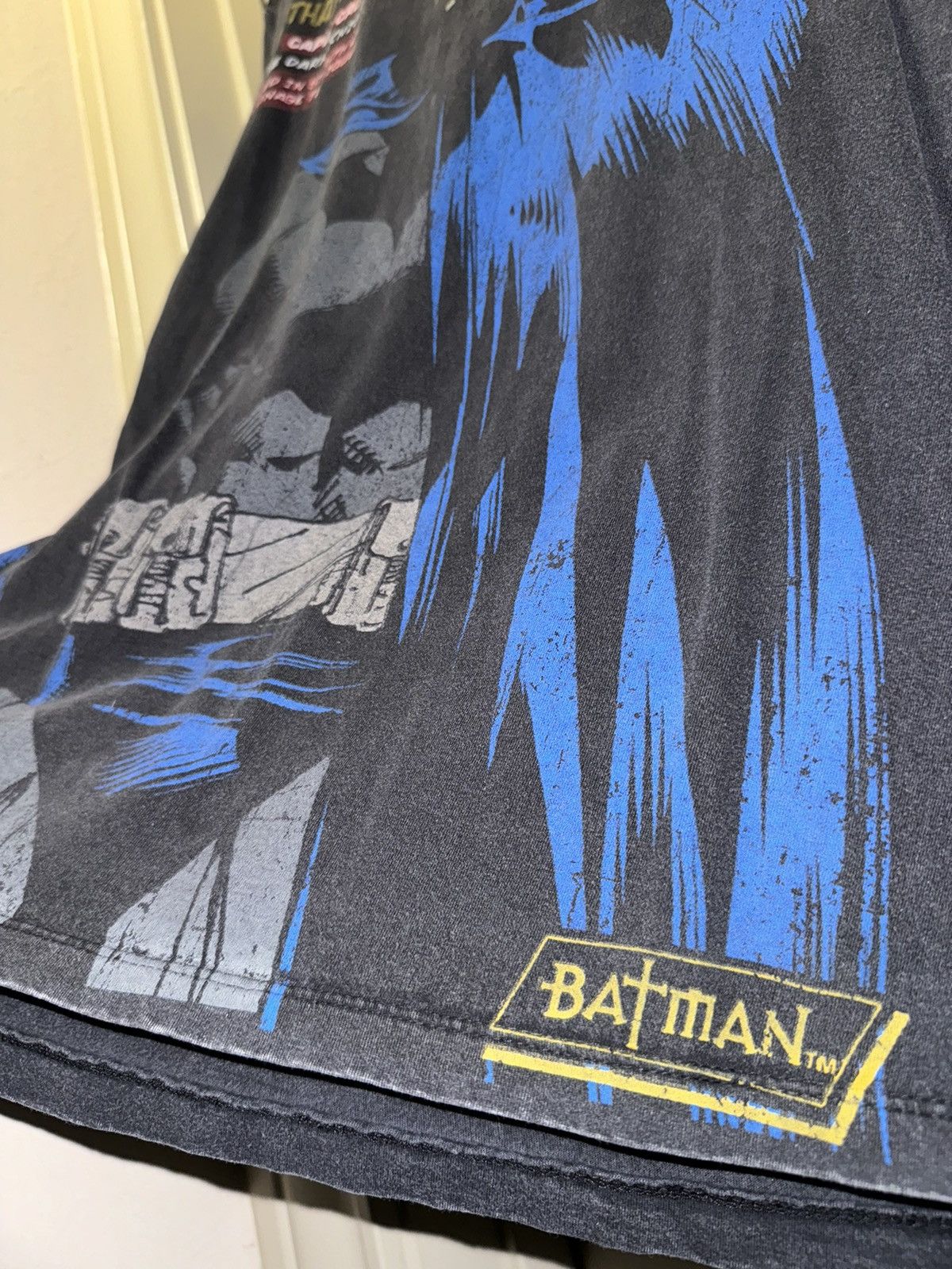 DC Comics × Vintage Vintage Full Print Batman The Dark Knight Size US L / EU 52-54 / 3 - 6 Thumbnail