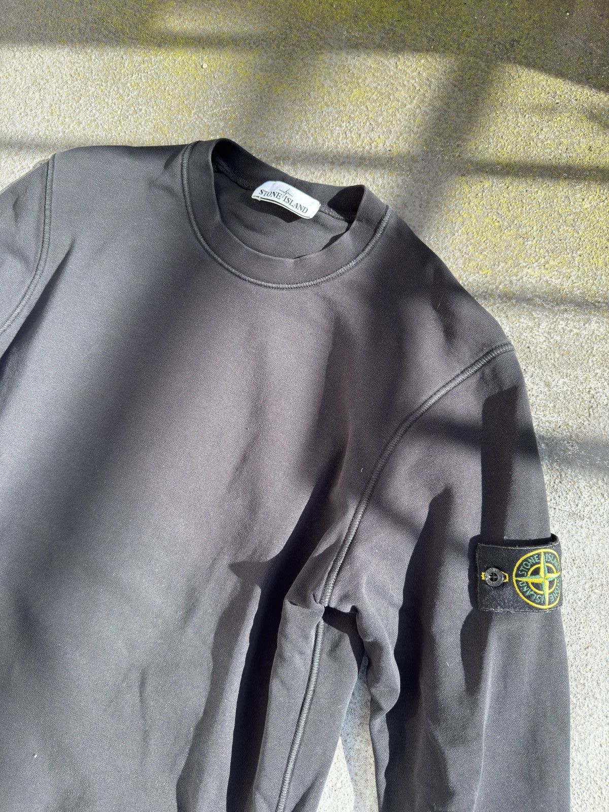 Stone Island Stone Island Crew Neck Sweatshirt Black Medium Size US M / EU 48-50 / 2 - 3 Thumbnail