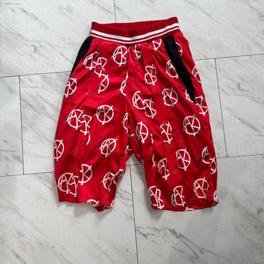 Designer AKINGS Anarchy Panel Shorts - Red Size US 32 / EU 48 - 1 Thumbnail