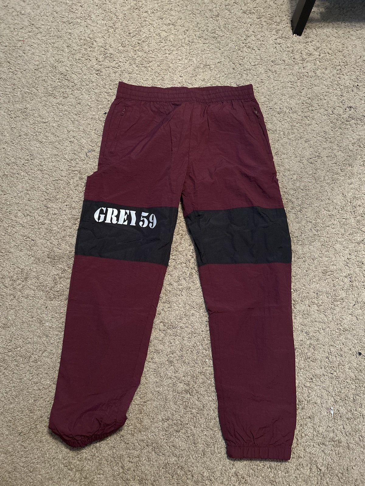 G59 Records G59 maroon track pants Size US 32 / EU 48 - 1 Thumbnail