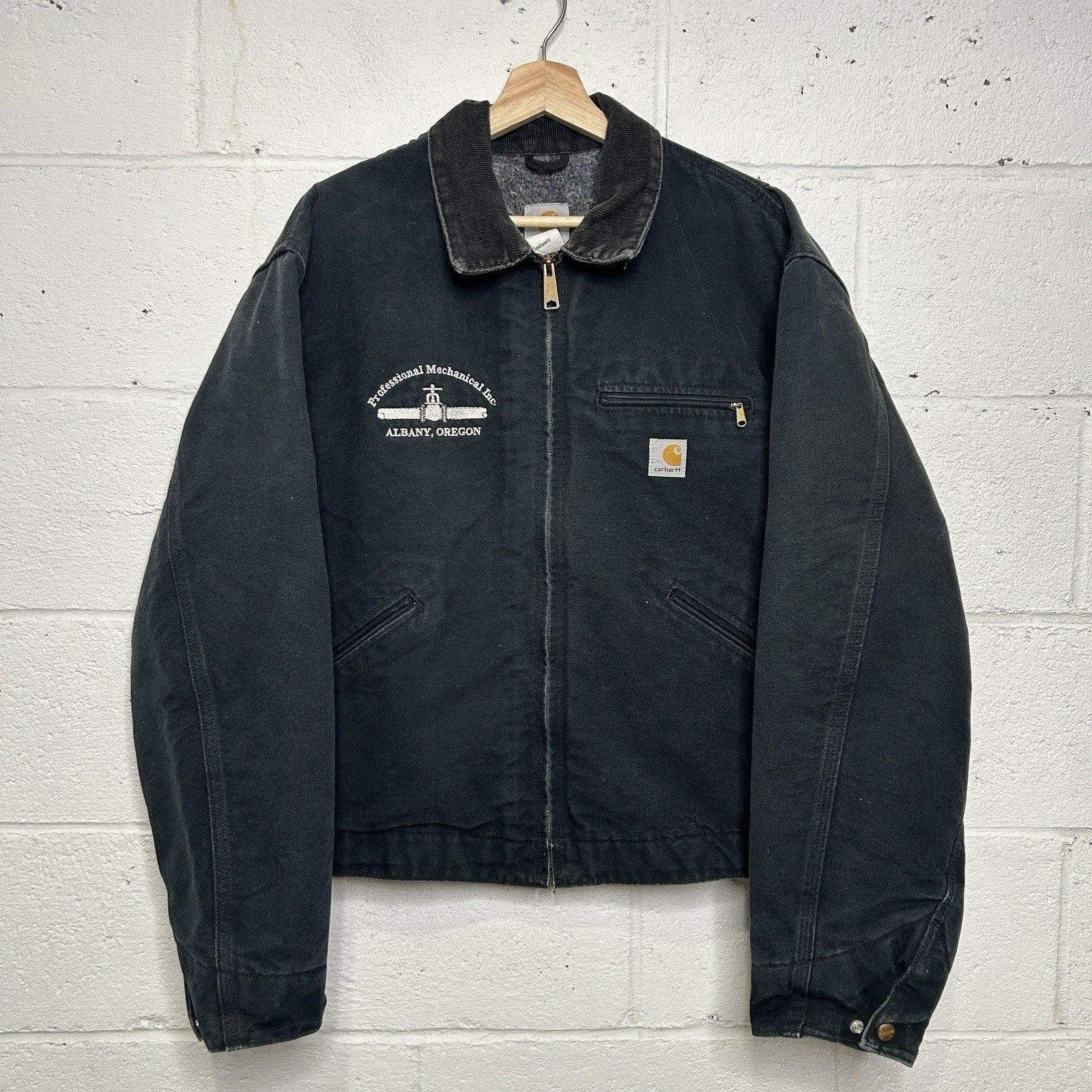Carhartt Vintage Carhartt Blanket-Lined Detroit Jacket “Black” J01 Size US XL / EU 56 / 4 - 1 Thumbnail