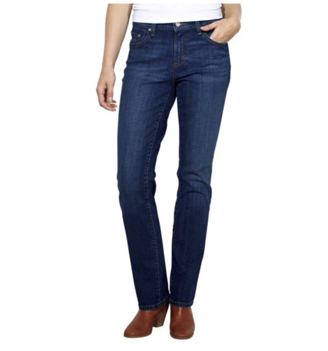 Levi's Levi Jeans Straight Fit Straight Leg Sleek Blue Size 32" / US 10 / IT 46 - 1 Thumbnail