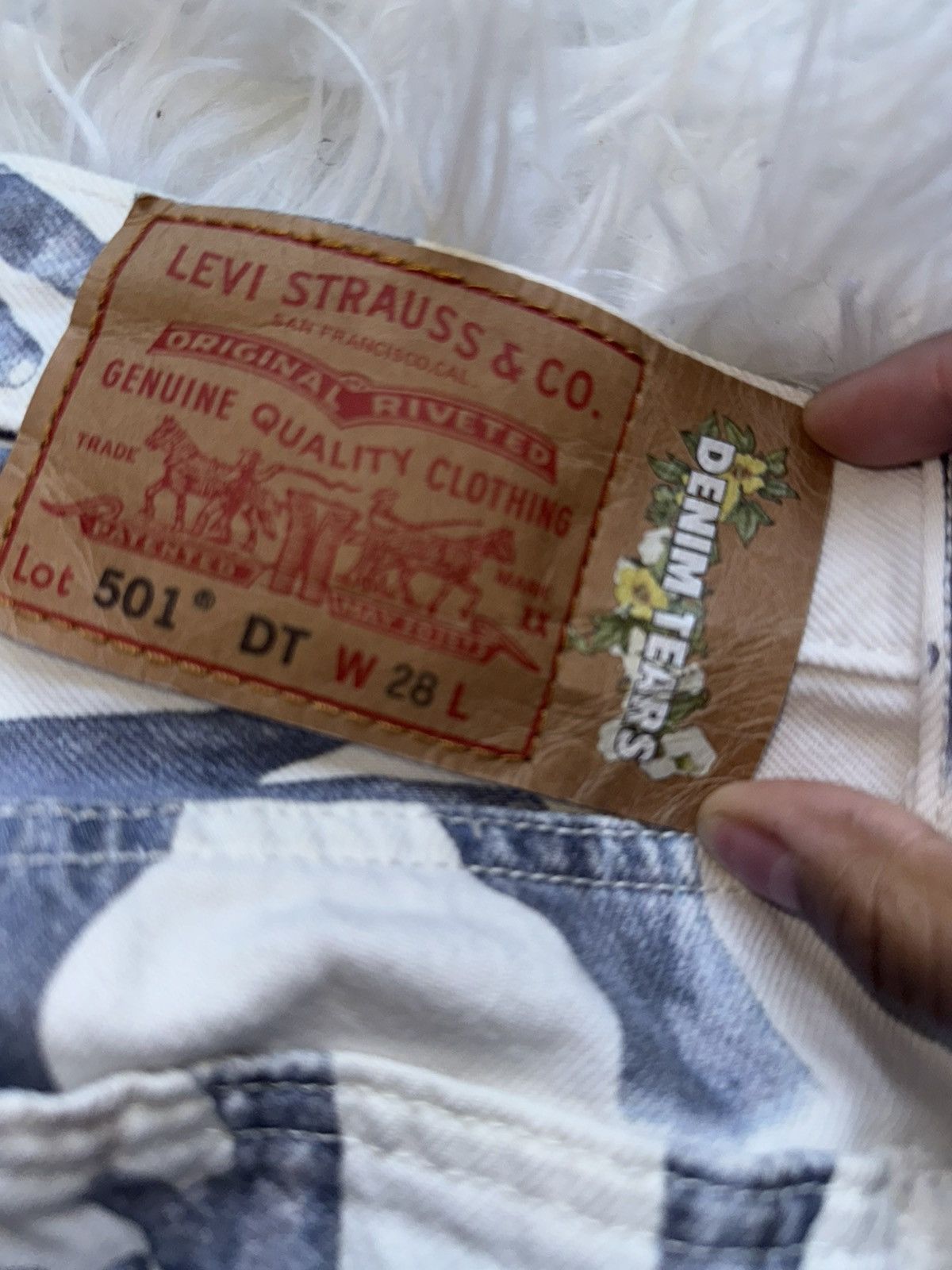 DENIM TEARS DENIM TEARS Hand jeans Size US 28 / EU 44 - 3 Thumbnail