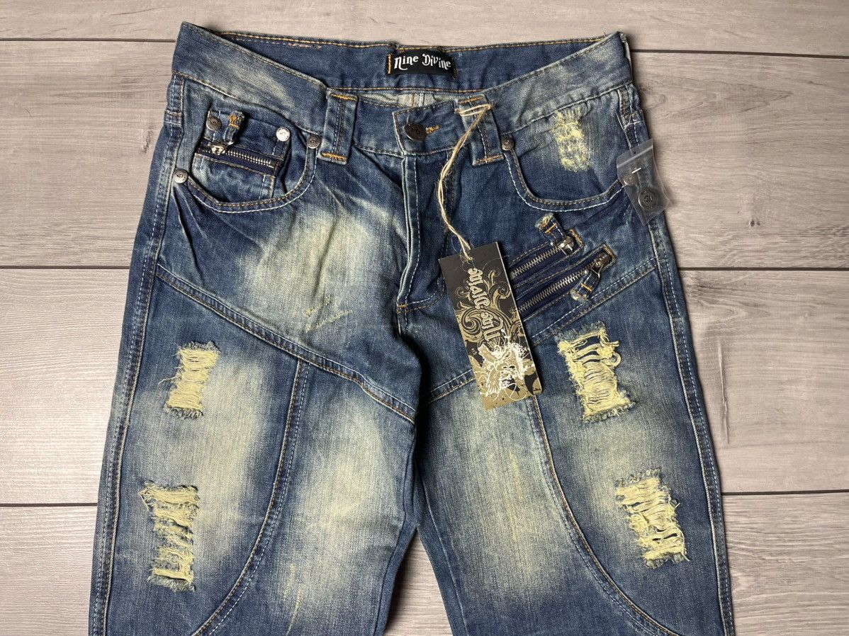 If Six Was Nine Nine Divine denim jeans distressed Japanese size 30/32 Size US 30 / EU 46 - 3 Thumbnail