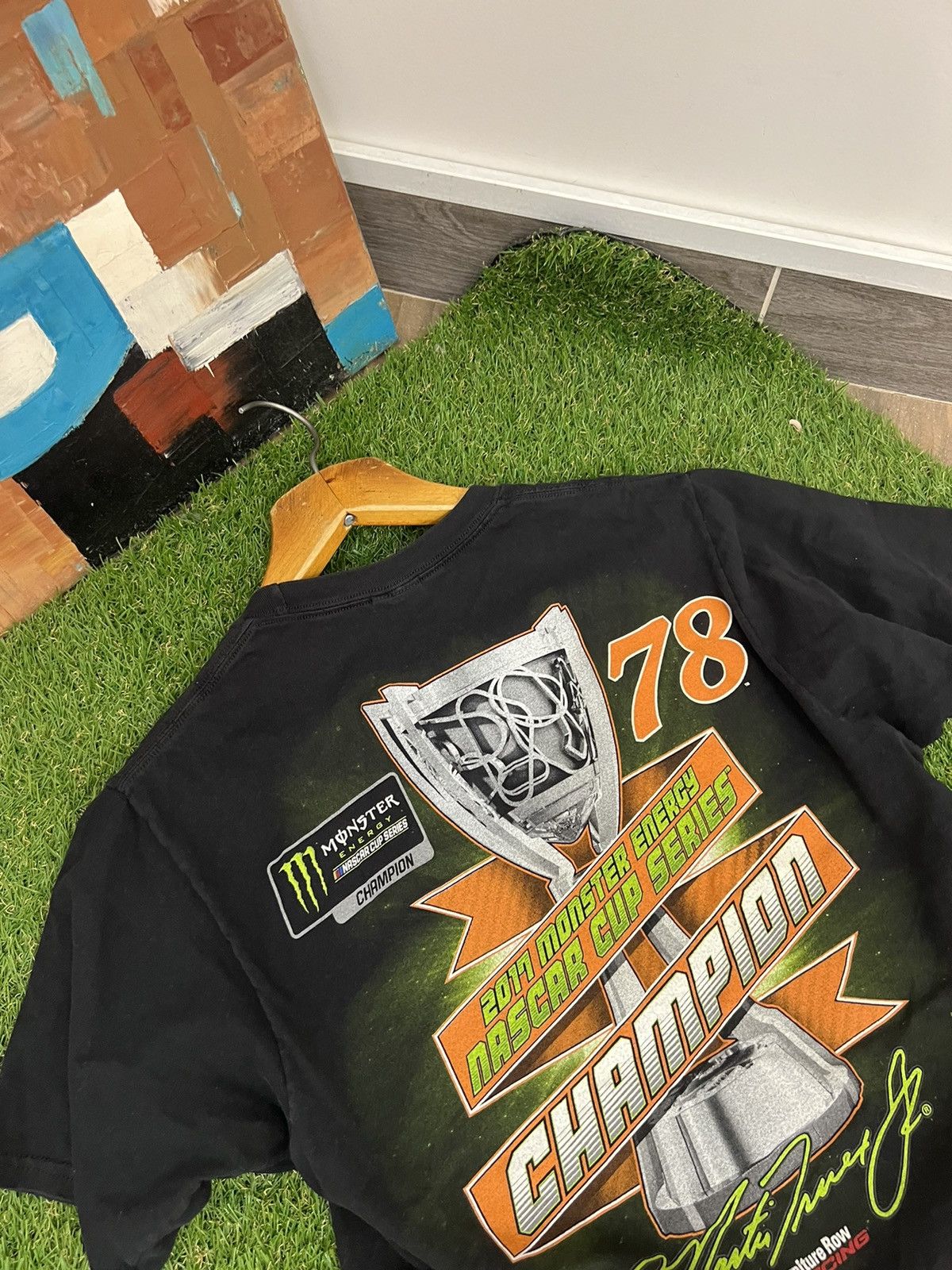 NASCAR Vintage NASCAR Monster Energy Racing T Shirt XL Y2K Stussy Size US S / EU 44-46 / 1 - 10 Thumbnail