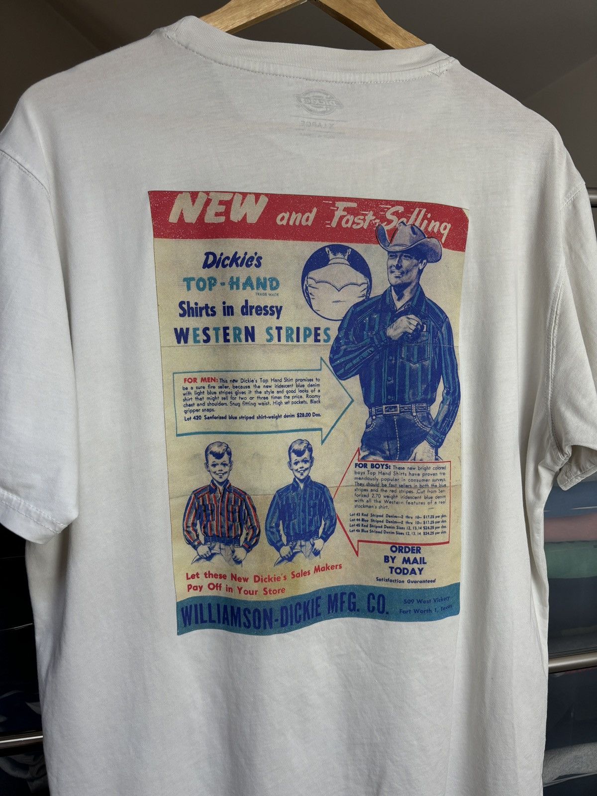 Dickies Dickies Western Cowboy T-Shirt Size US XL / EU 56 / 4 - 4 Thumbnail