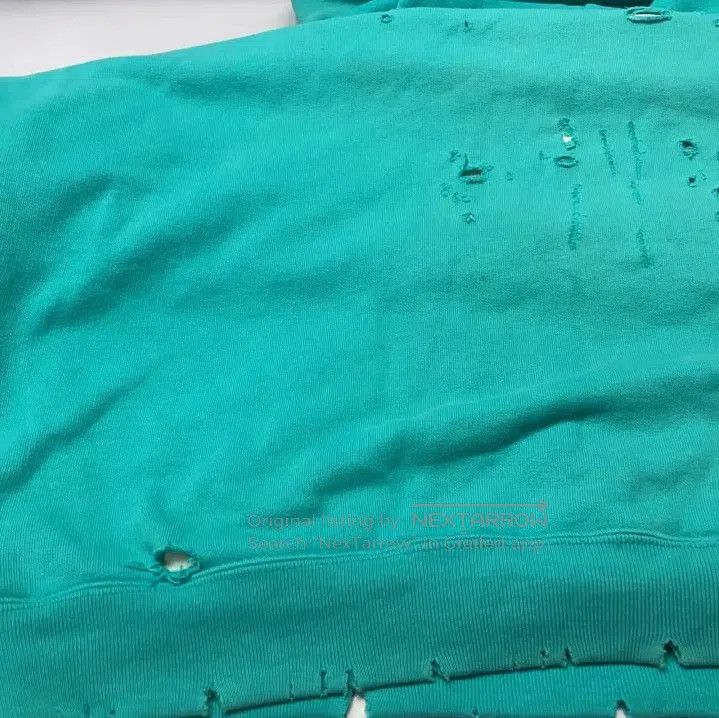 Balenciaga Balenciaga Distressed Hooded Sweatshirt for Men. Size US S / EU 44-46 / 1 - 8 Thumbnail