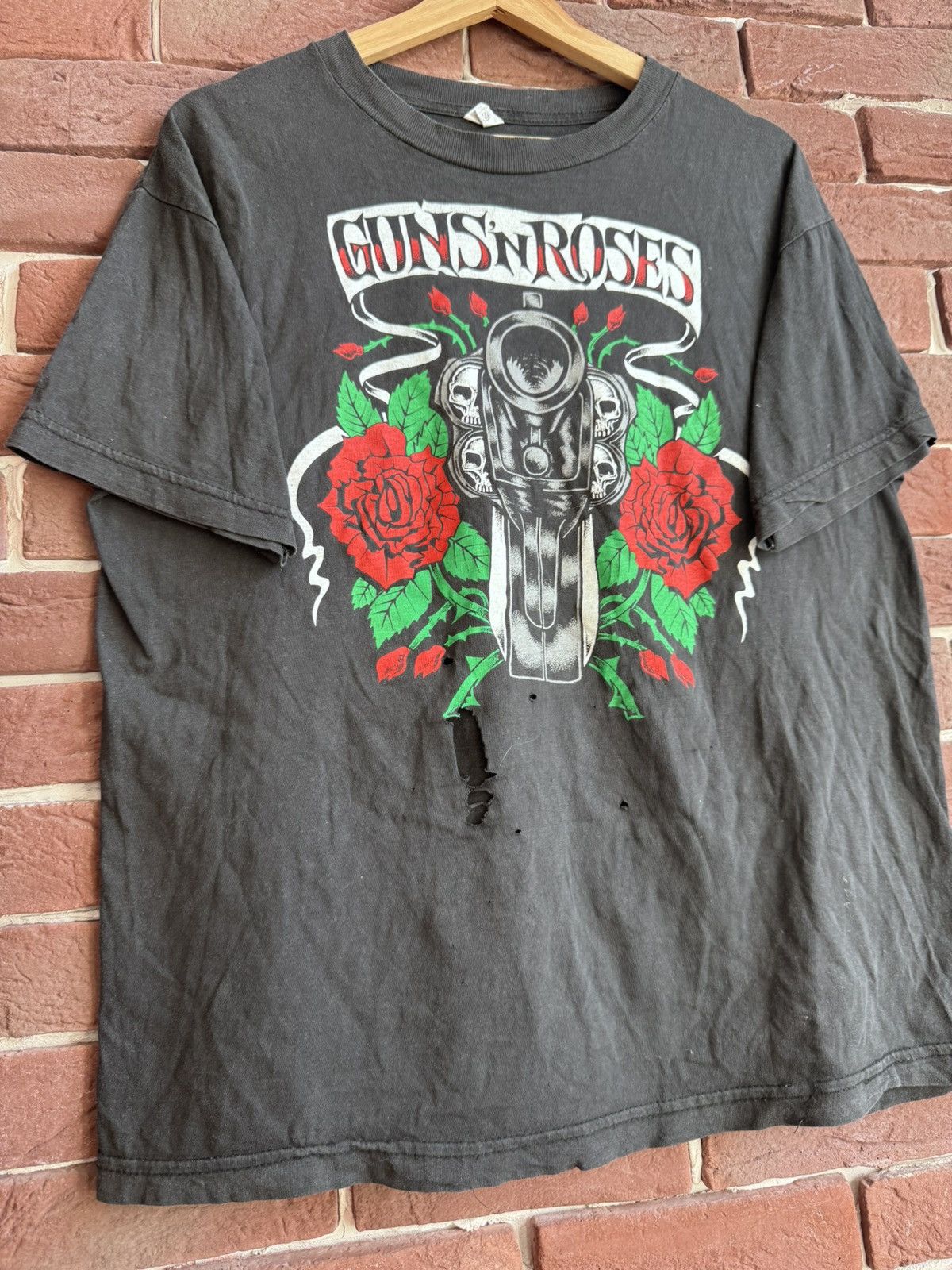 Band Tees Guns N Roses Vintage 90s Rock Band Tee Grail Axl Rose Black Size US L / EU 52-54 / 3 - 2 Thumbnail