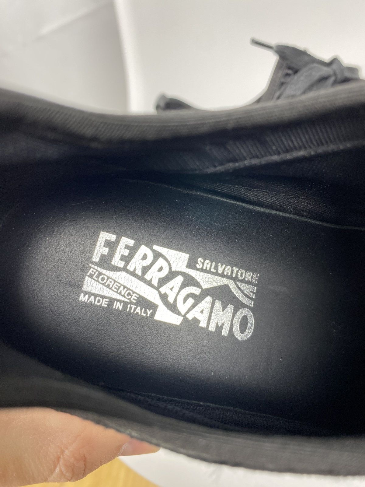 Salvatore Ferragamo Salvatore Ferragamo Efron Lace Sneakers size 7 Size US 7 / IT 37 - 9 Thumbnail