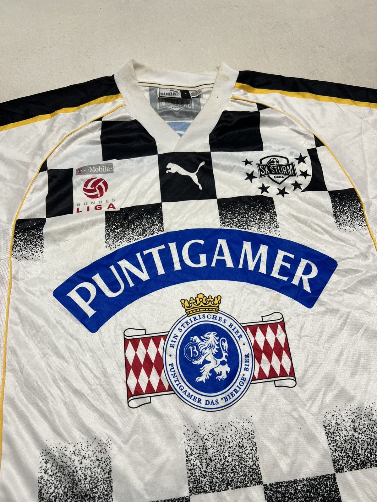 Puma SK Sturm Graz 2002-03 Puma Home Jersey Size US L / EU 52-54 / 3 - 2 Thumbnail