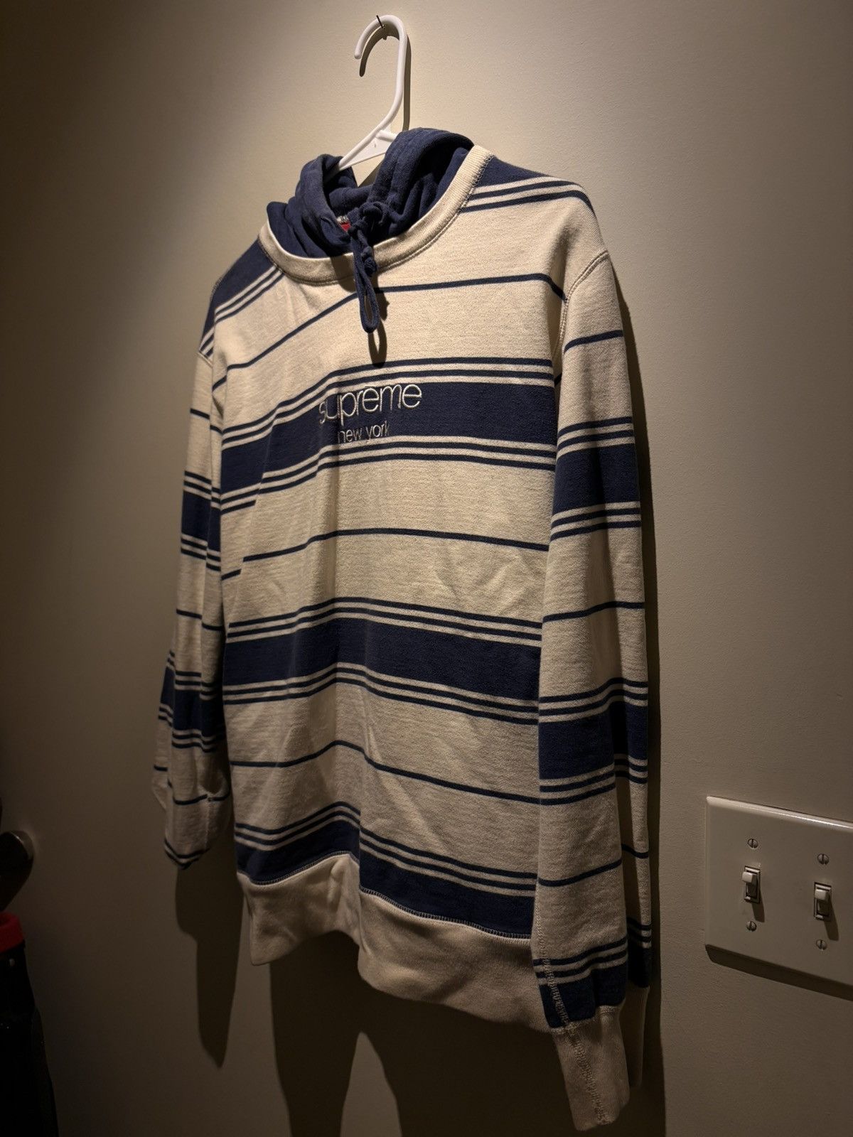 Supreme × Vintage Vintage Supreme stripped hoodie Size US M / EU 48-50 / 2 - 5 Thumbnail