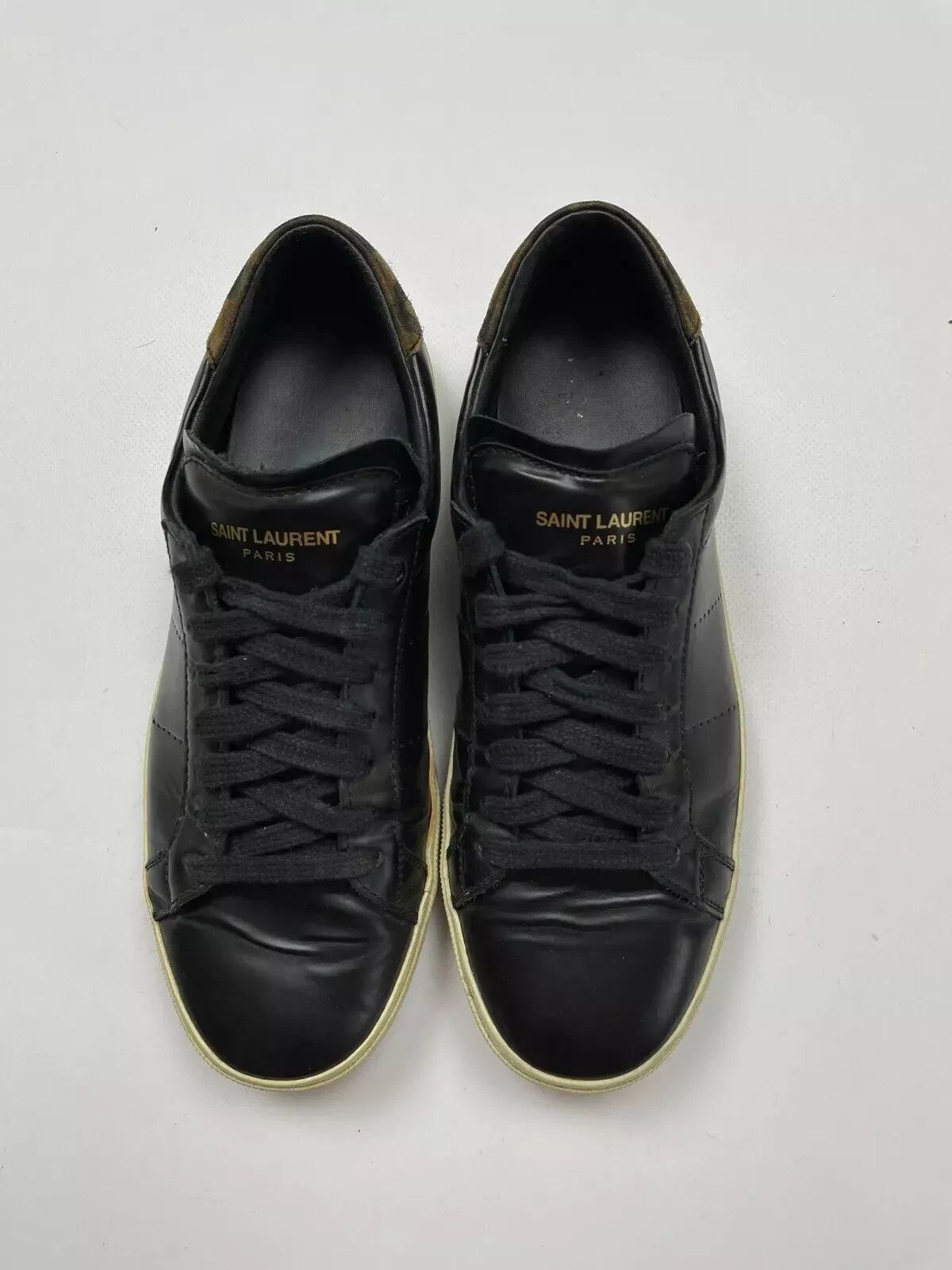 Yves Saint Laurent YSL SAINT LAURENT SL / 05 SNEAKER LEATHER WOMENS SHOES Size US 9 / IT 39 - 5 Thumbnail