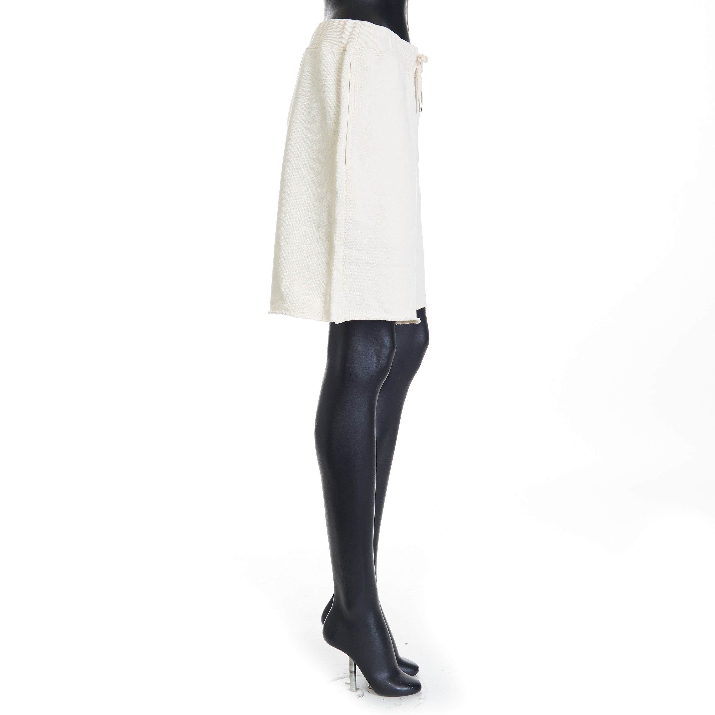 Celine Loose Celine Embroidered Shorts In Cream/Black Size L Size 32" / US 10 / IT 46 - 6 Thumbnail