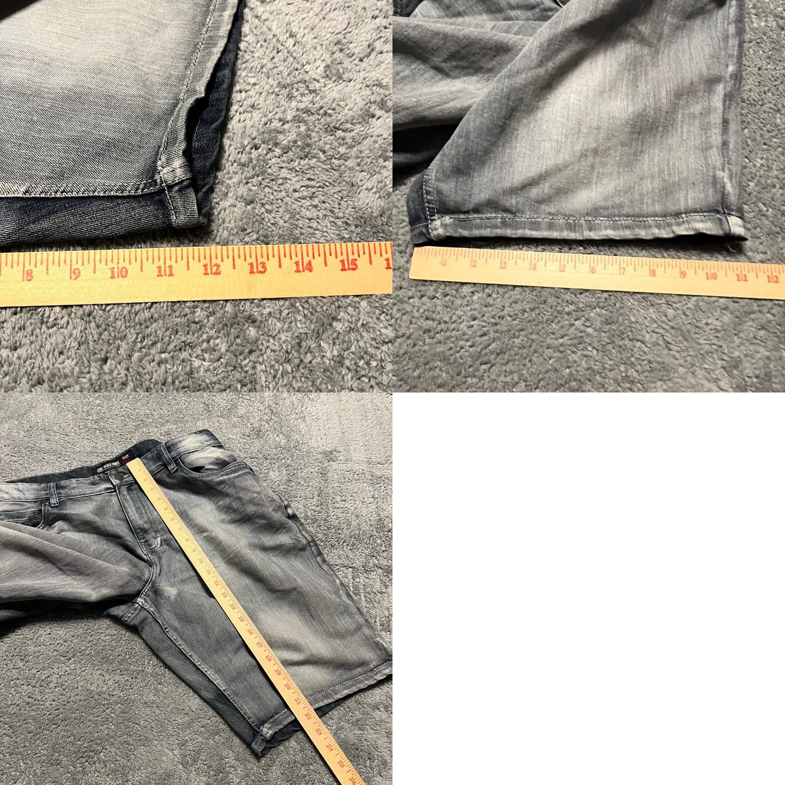 Ecko Unltd. Ecko Unltd Mens 40 Baggy Blue Denim Jean Shorts 90s Hip Hop Y2K Size US 40 / EU 56 - 8 Thumbnail