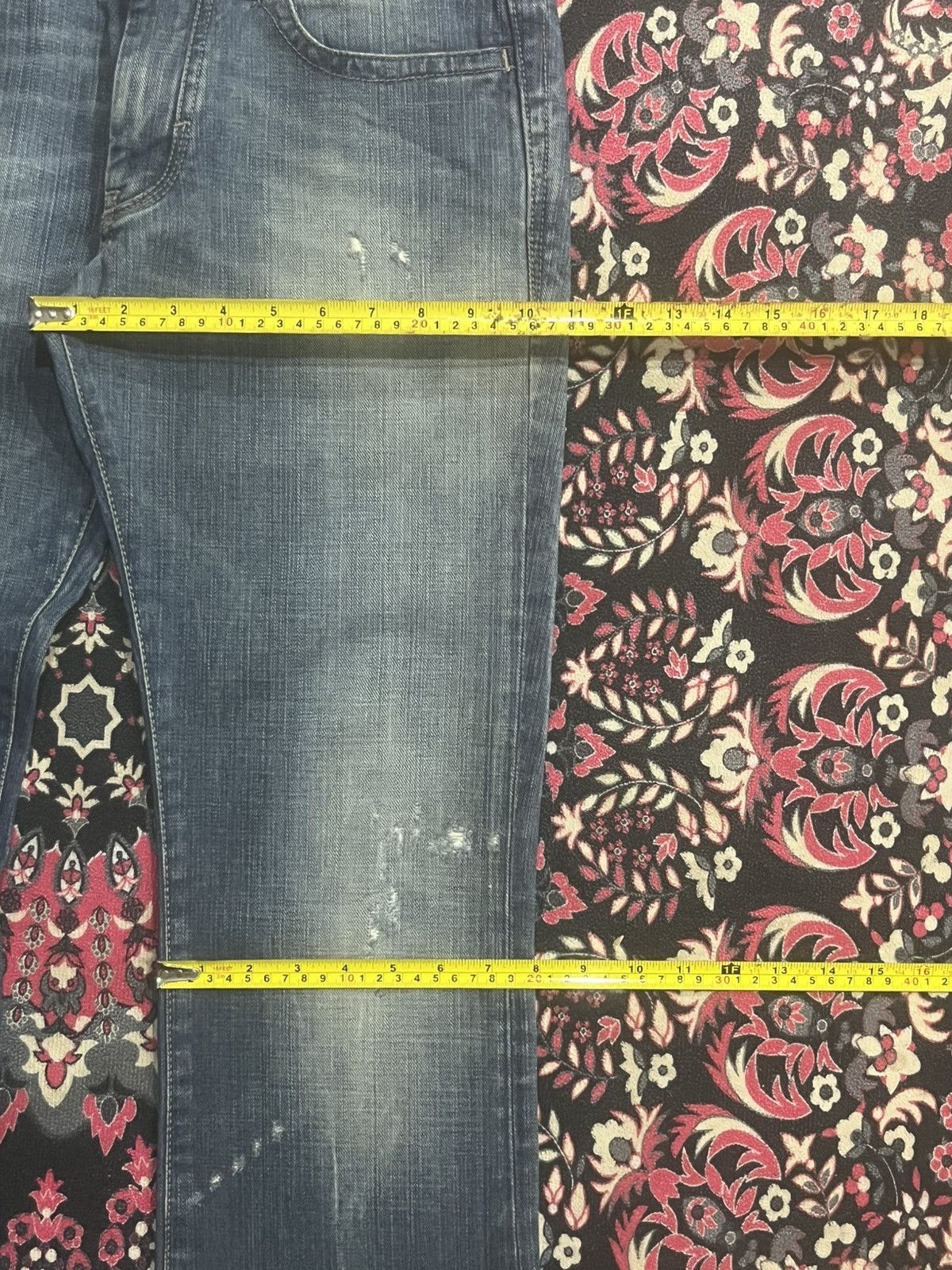 GAS Vintage GAS Blue Faded Washed Straight Leg Jeans Size US 32 / EU 48 - 17 Thumbnail