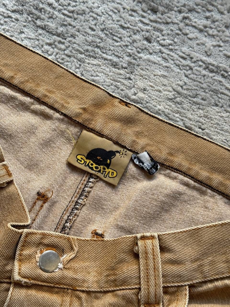 Vintage Vintage STOOPID Baggy Shorts Size US 34 / EU 50 - 6 Thumbnail