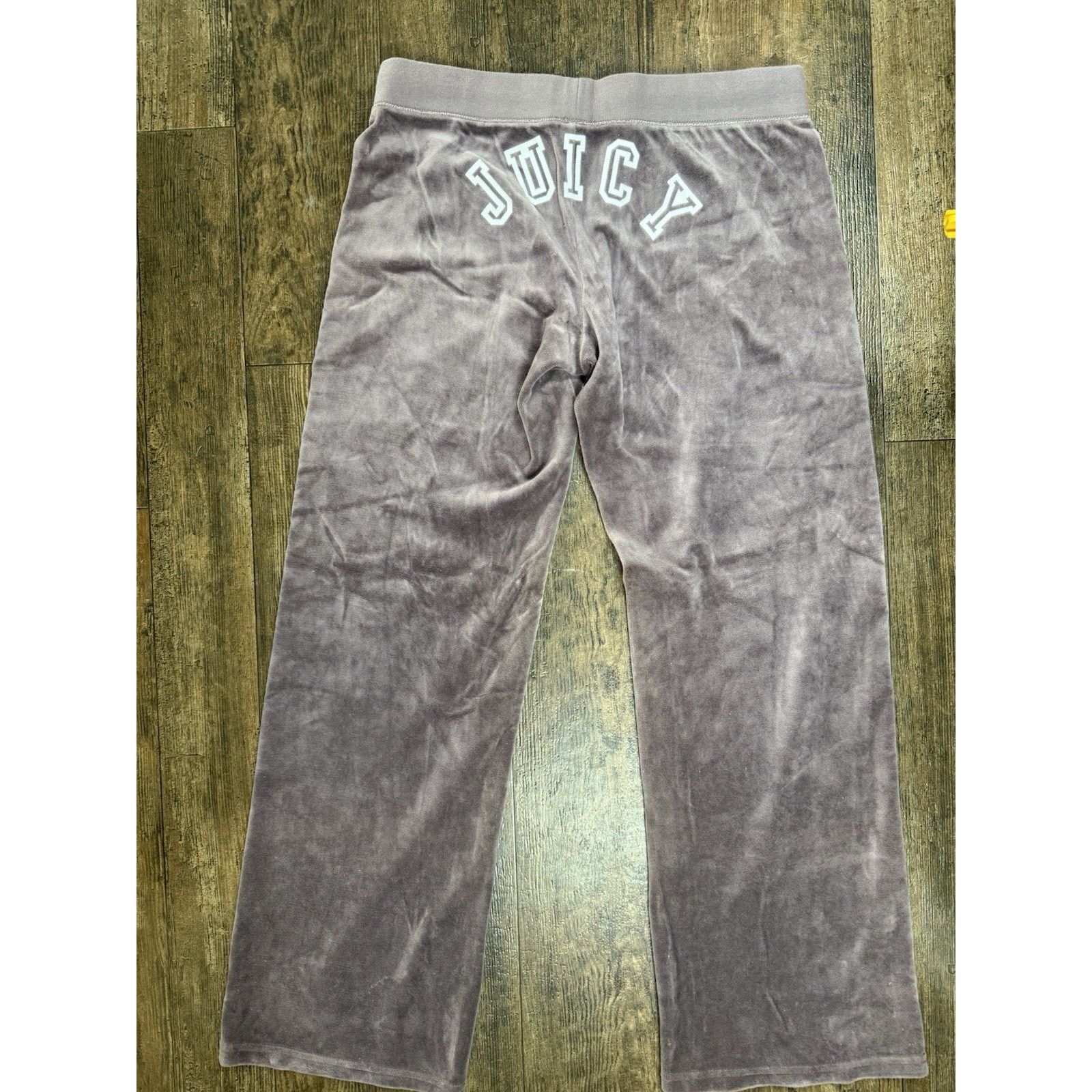 Juicy Couture VTG Y2K Juicy Couture Velour Flare Low Rise Pants Large Size 31" - 5 Thumbnail