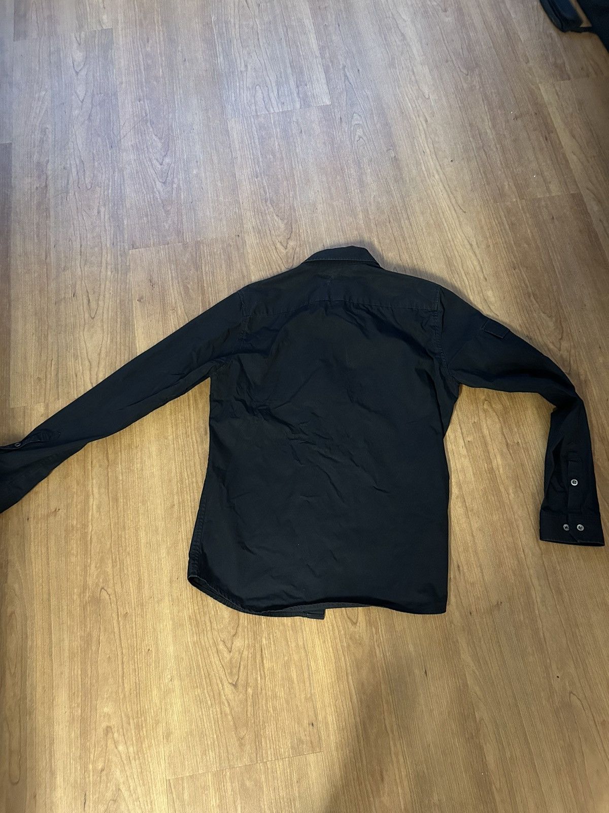 Undercover AW06 Embroidered Pocket Black Shirt Size US M / EU 48-50 / 2 - 3 Thumbnail
