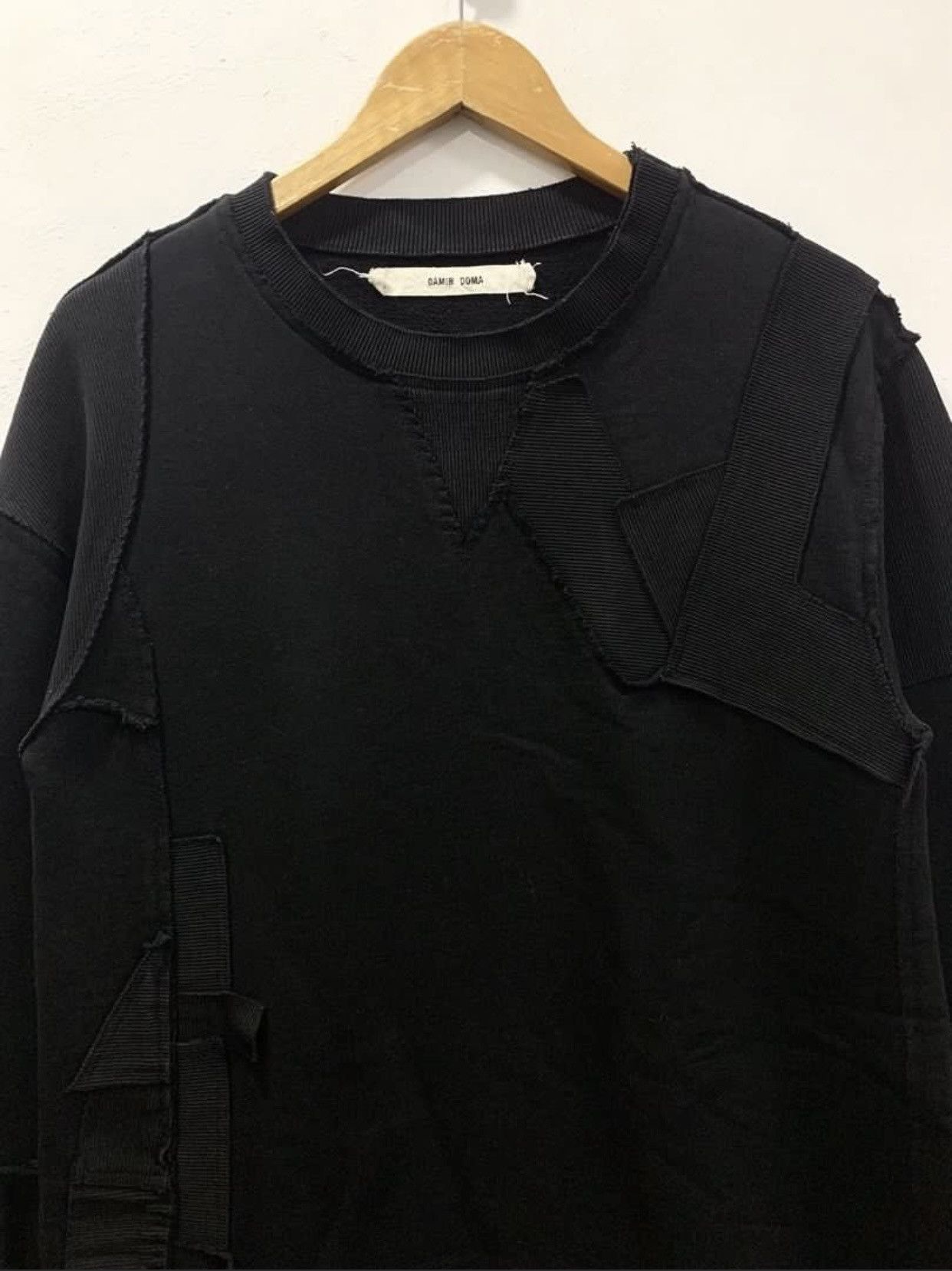 Damir Doma DAMIR DOMA DECONSTRUCTED - PATCHWORK CREWNECK Size US S / EU 44-46 / 1 - 2 Thumbnail