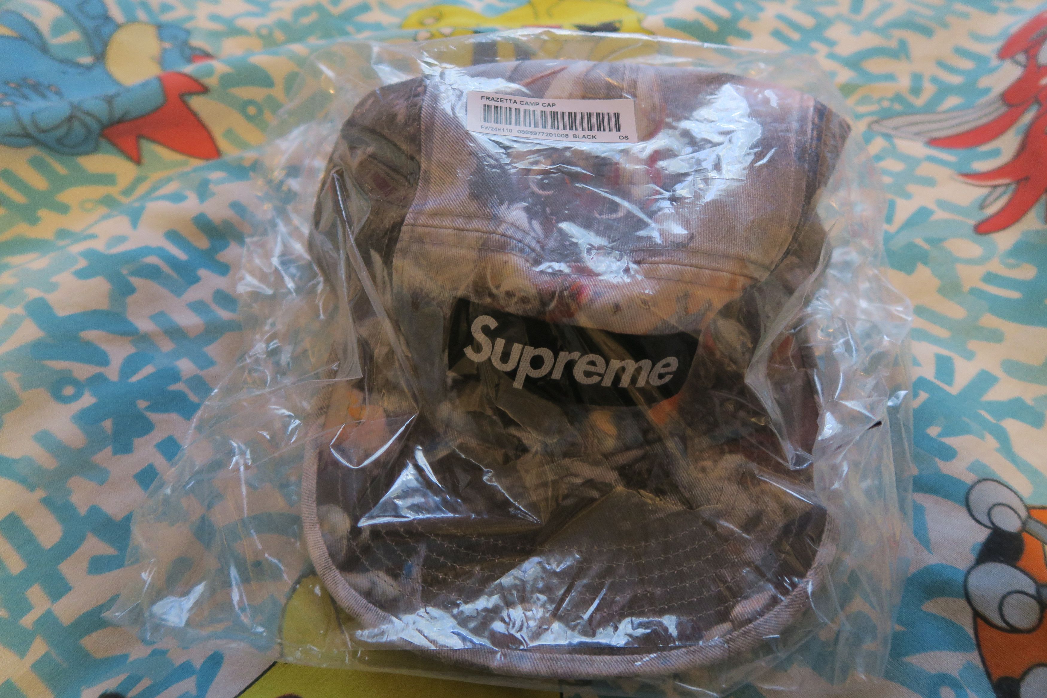 Supreme Supreme Frank Frazetta Camp Cap Black Size ONE SIZE - 2 Thumbnail