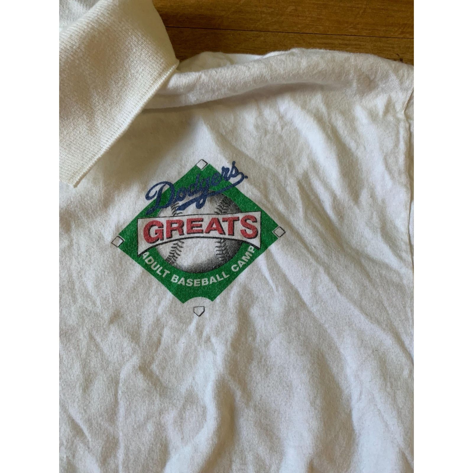 Anvil Vintage los angeles dodgers Polo shirt size xl 1990s 80s Size US XL / EU 56 / 4 - 2 Thumbnail