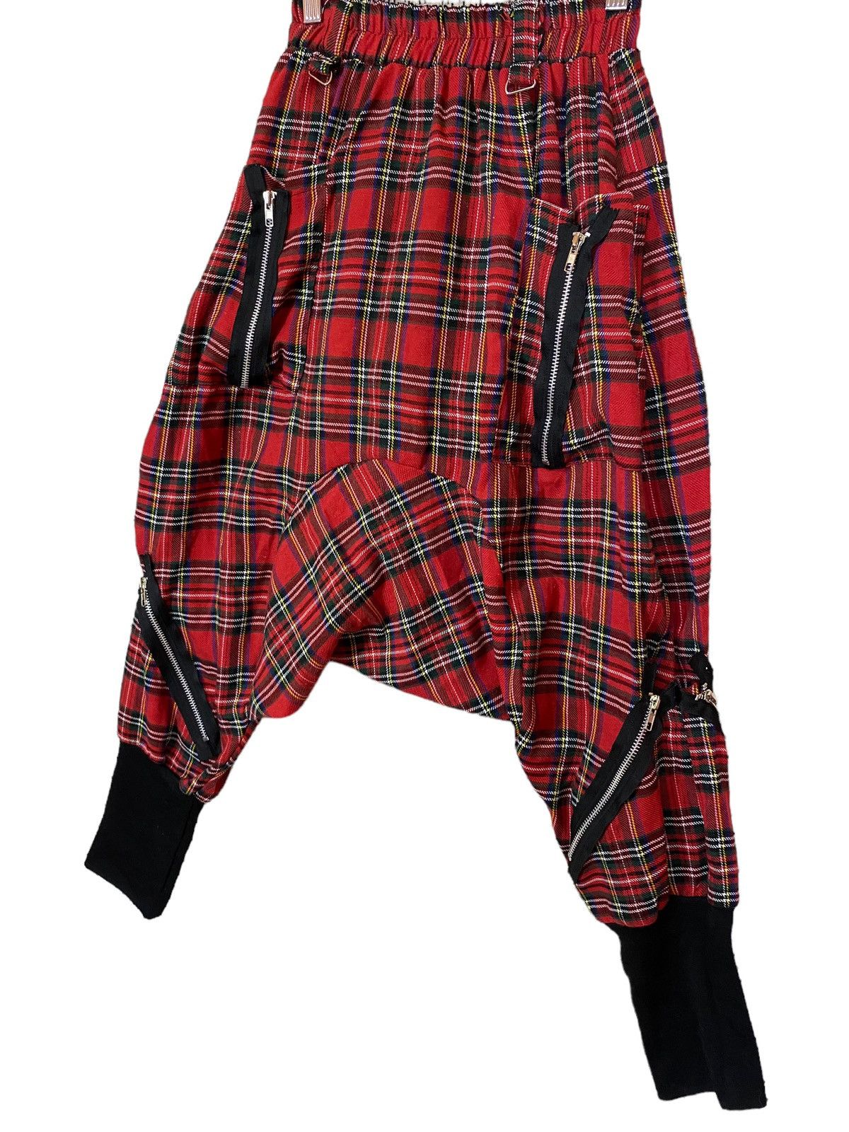 If Six Was Nine × Japanese Brand × Seditionaries ‼️ACDC RAG GOTHIC PUNK PANT MULTIZIP TARTAN‼️ Size US 28 / EU 44 - 4 Thumbnail