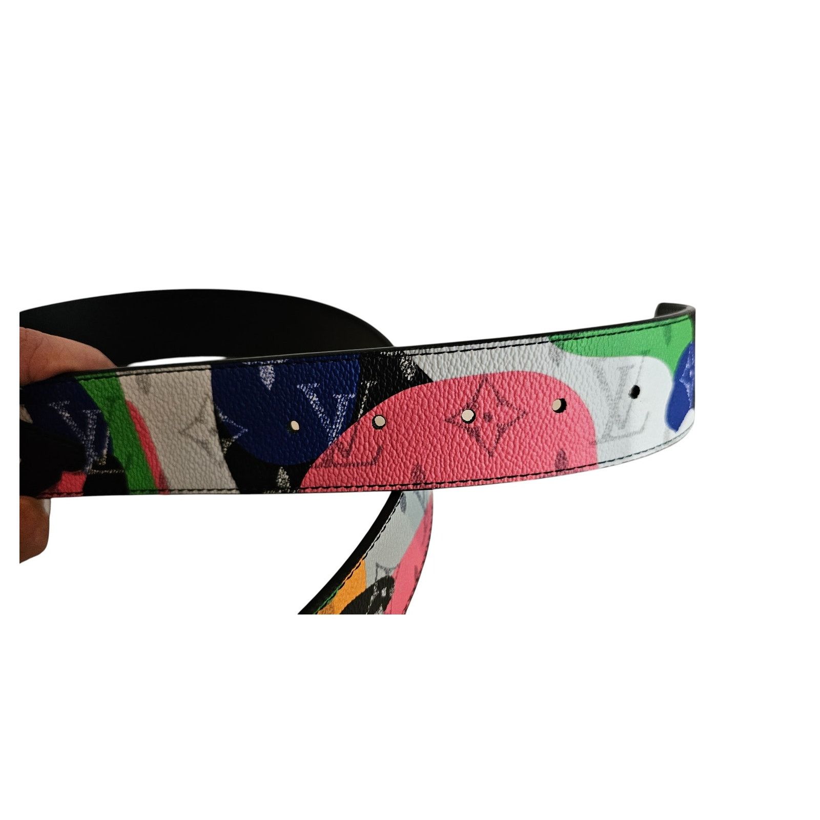 Louis Vuitton Louis Vuitton X Kid Super Monogram Reversible Belt Size 40 - 6 Thumbnail