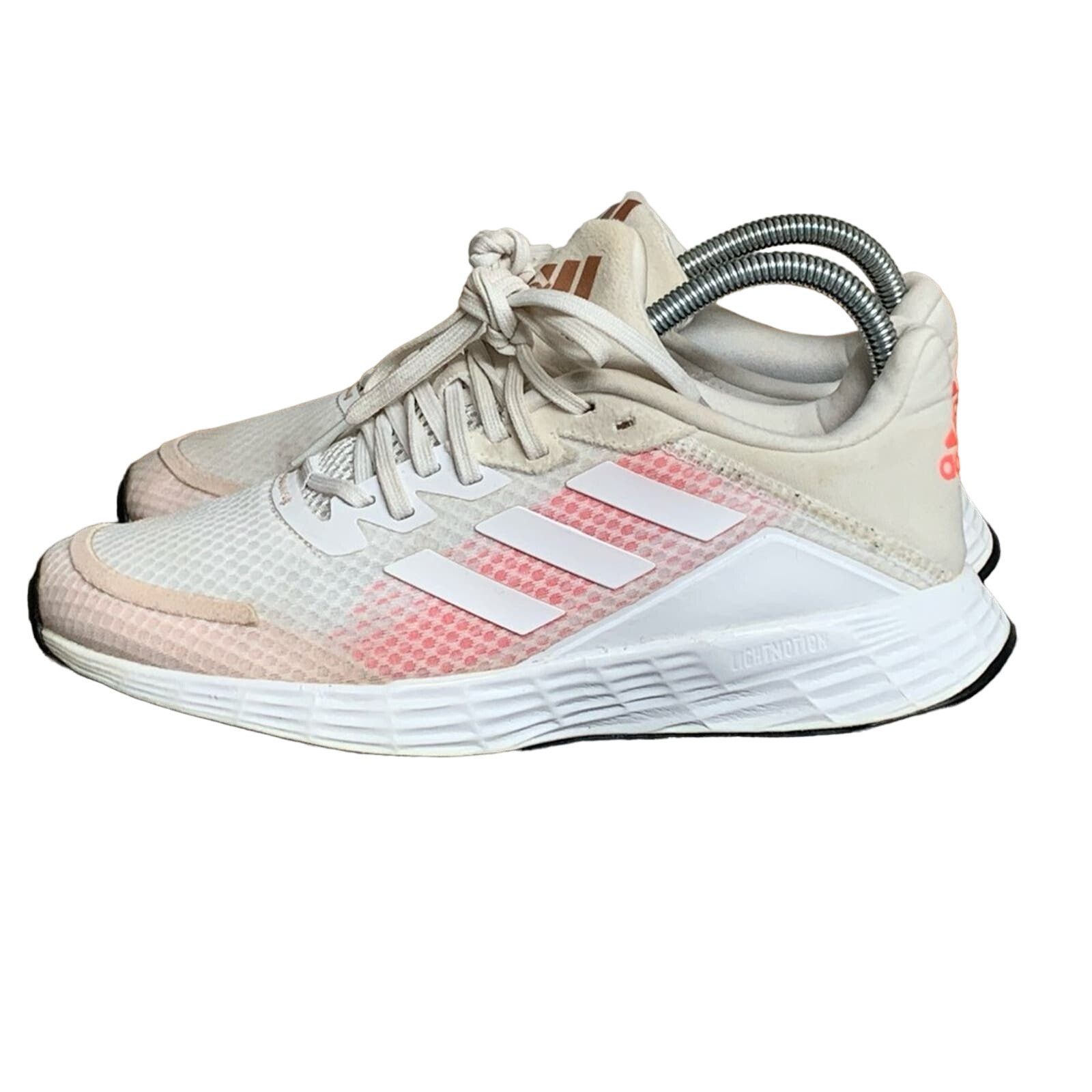 Adidas WOMENS ADIDAS DURAMO SL RUNNING SHOES SIZE 7.5 WHITE & ROSE Size US 7.5 / IT 37.5 - 1 Thumbnail
