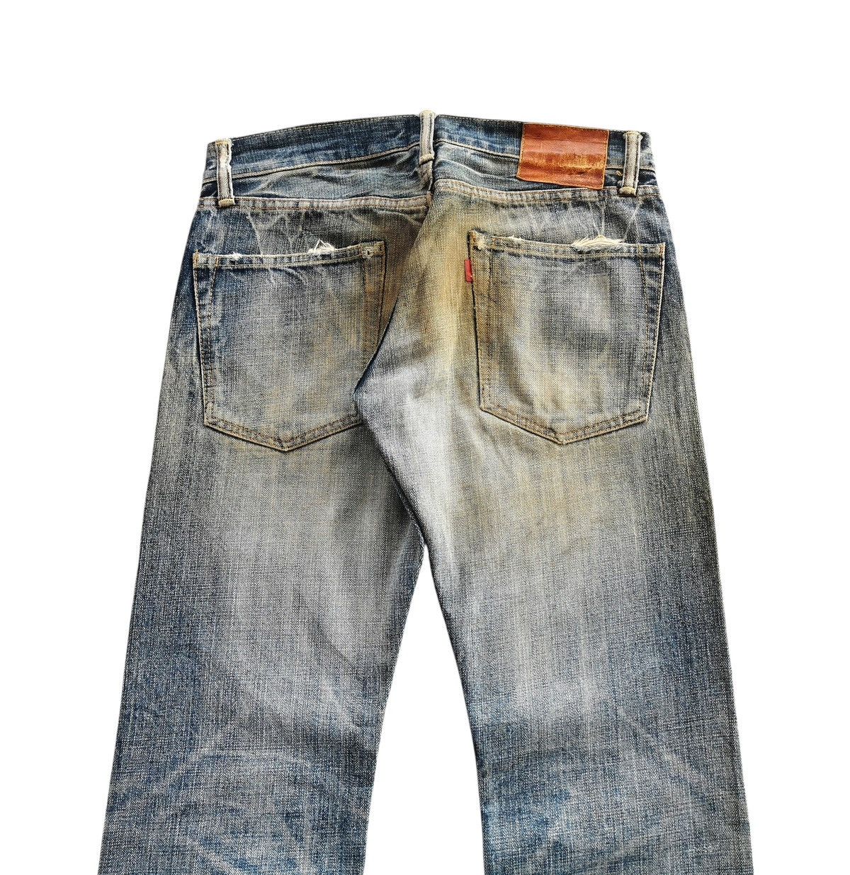 Eternal Vintage Eternal Distressed Flared Jeans 🔸Y143 Size US 30 / EU 46 - 4 Thumbnail