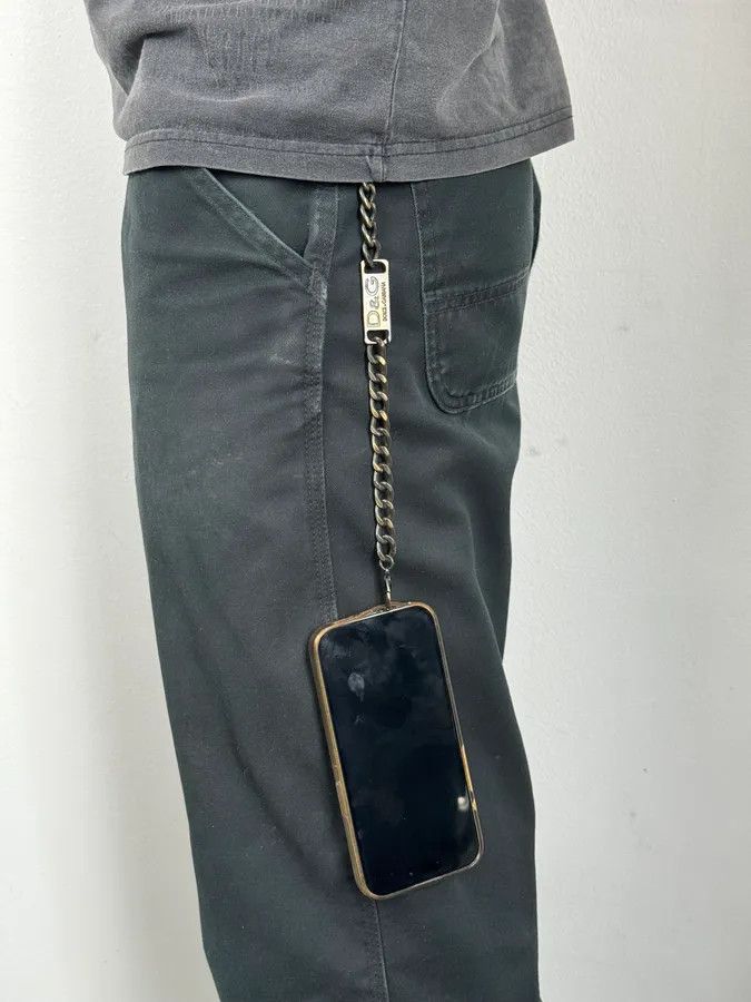 Dolce & Gabbana AW2003 Dolce & Gabbana Plaque Logo Wallet Chain Size ONE SIZE - 3 Thumbnail