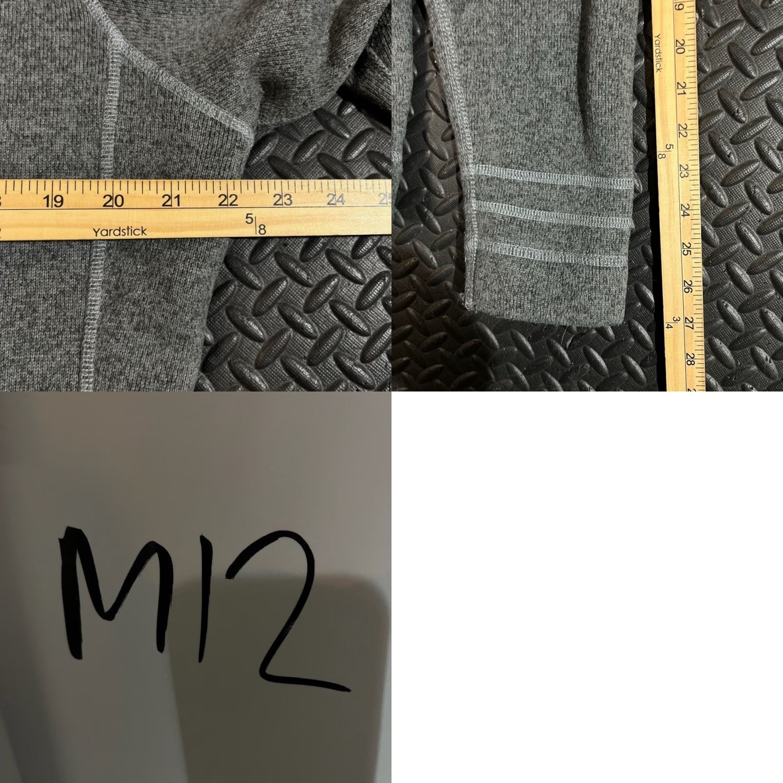 The North Face The North Face Full Zip Fleece Sweater Men XL Gray Heather Bieck Logo Size US XL / EU 56 / 4 - 8 Thumbnail