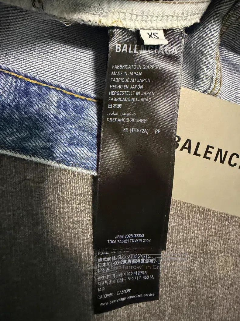 Balenciaga Balenciaga size XS Ripped Effect Zip Straight Jeans Size US 27 - 4 Thumbnail