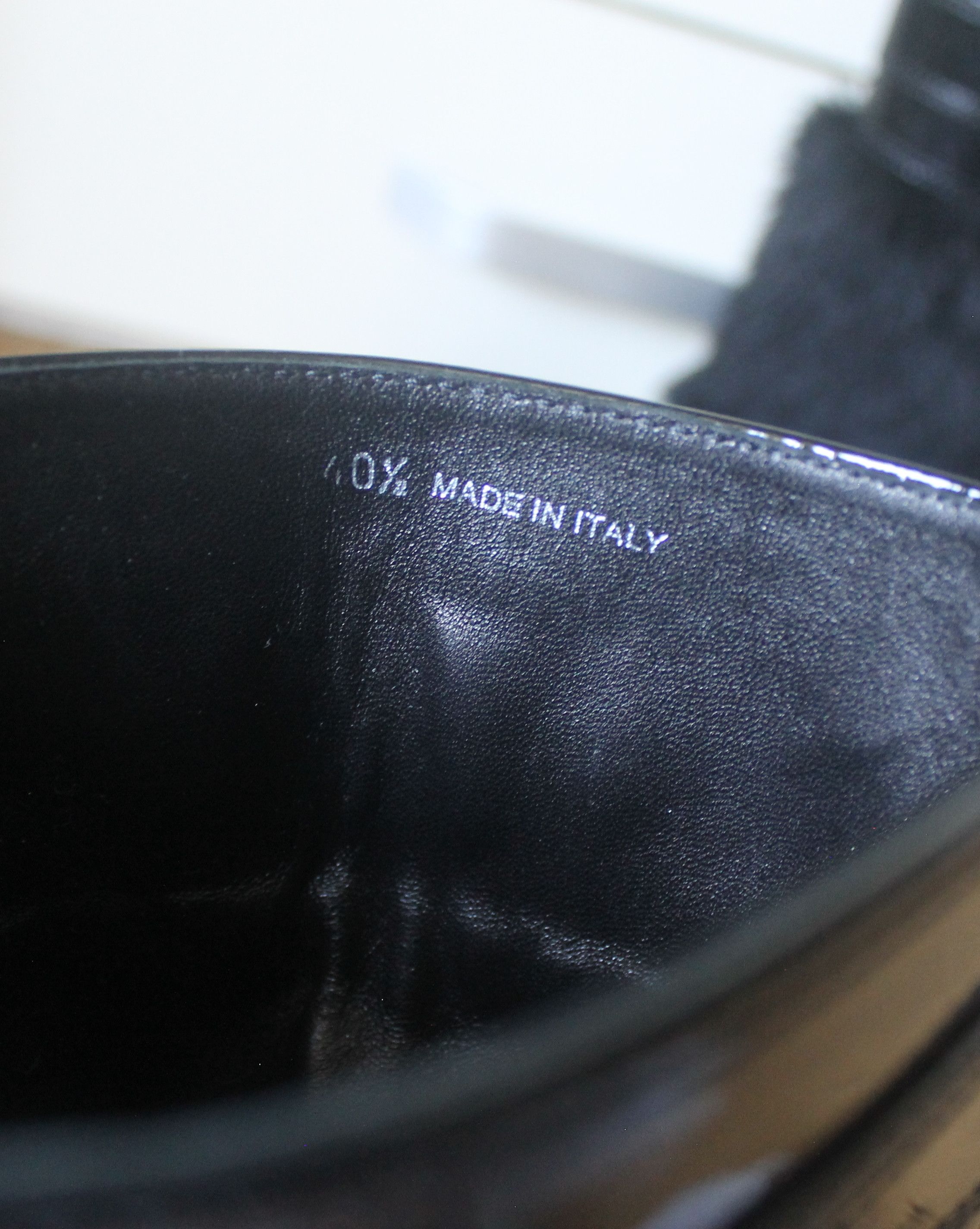 Miu Miu MIU MIU black faux fur boots with patent leather Size US 10.5 / IT 40.5 - 12 Thumbnail