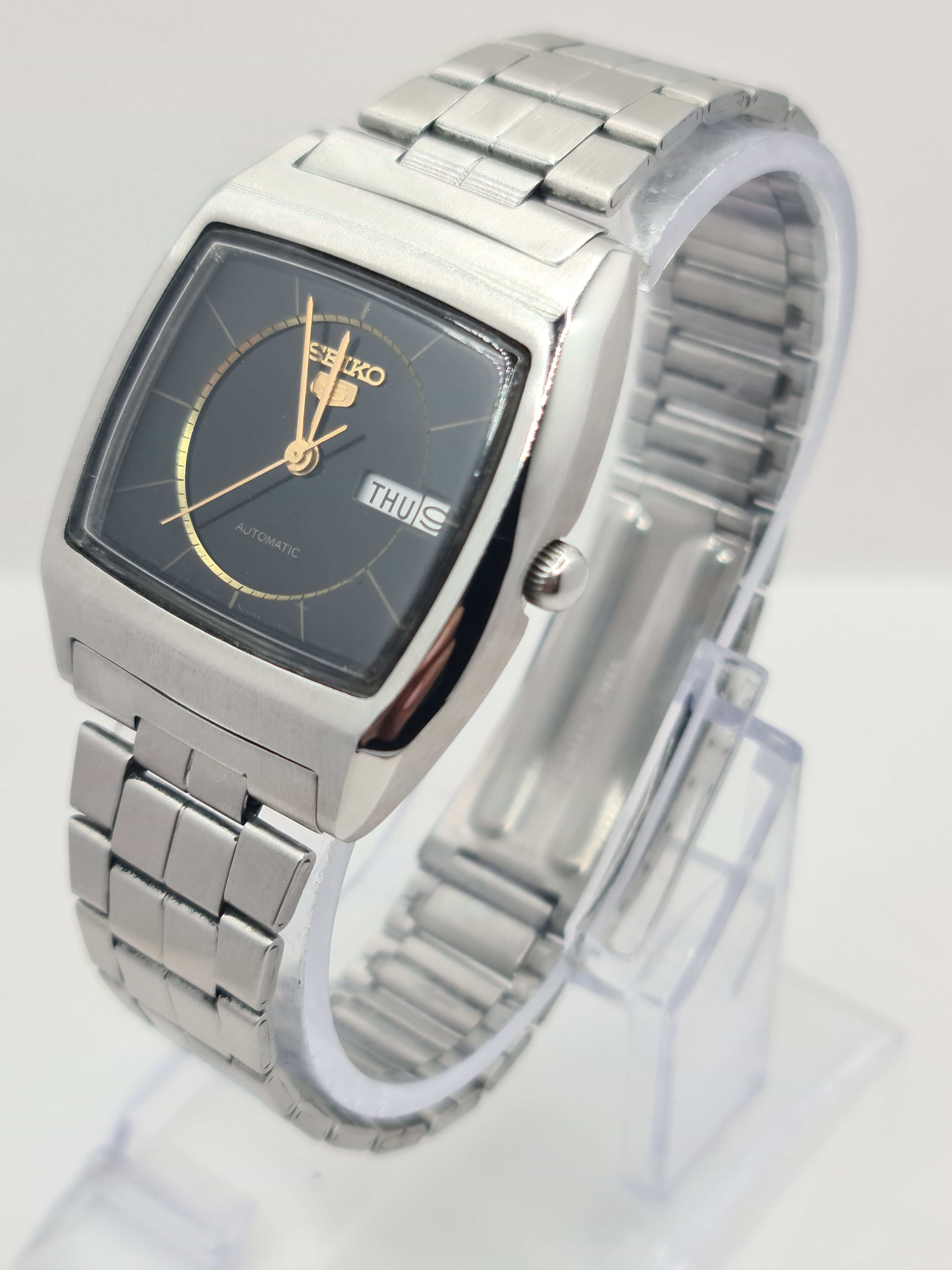 Seiko Seiko 5 Automatic 6309 Vintage 36mm Black Dial Watch Size 36 - 3 Thumbnail