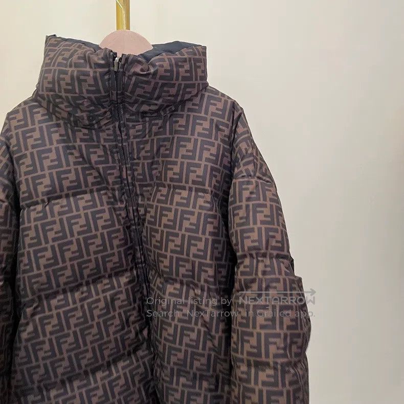 Fendi Fendi Monogram all-over print reversible down jacket Size S / US 4 / IT 40 - 2 Thumbnail