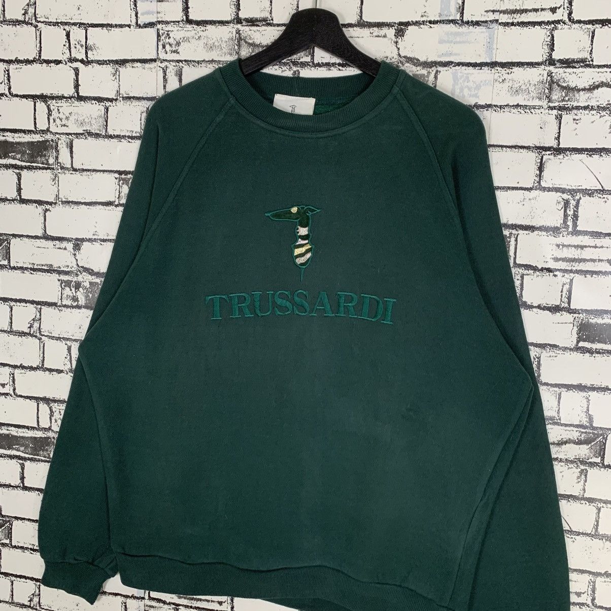 Designer × Trussardi × Vintage Vintage Trussardi Sweatshirt Large Saiz Size US L / EU 52-54 / 3 - 2 Thumbnail