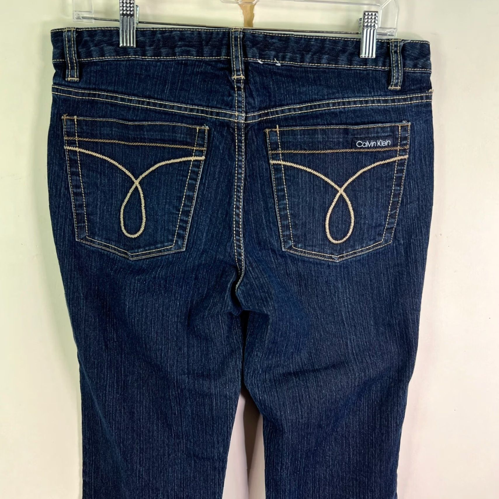 Calvin Klein Calvin Klein Jeans Flare Denim Womens 12 Blue 34X32 Vintage Size 34" / US 12 / IT 48 - 5 Thumbnail