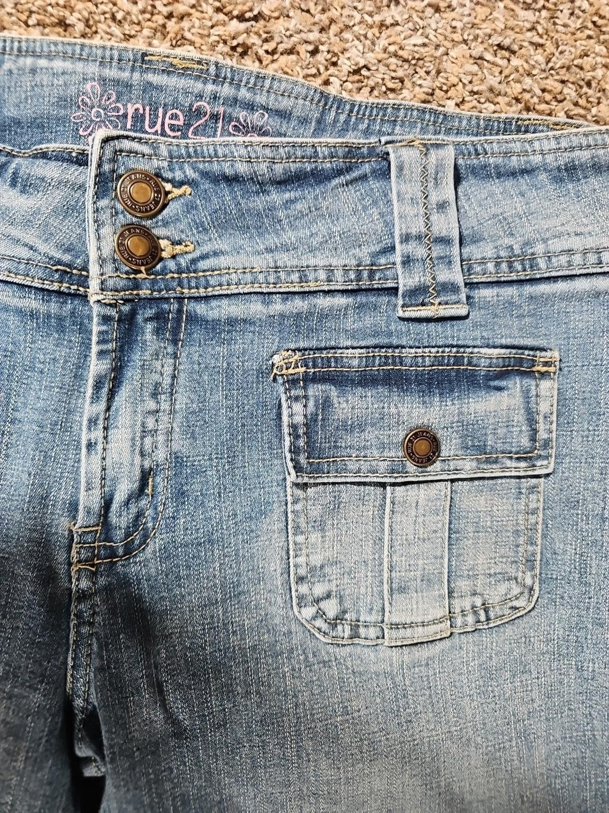 rue21 Rue 21 11/12 Flap Pocket Jeans Size 34" / US 12 / IT 48 - 2 Thumbnail