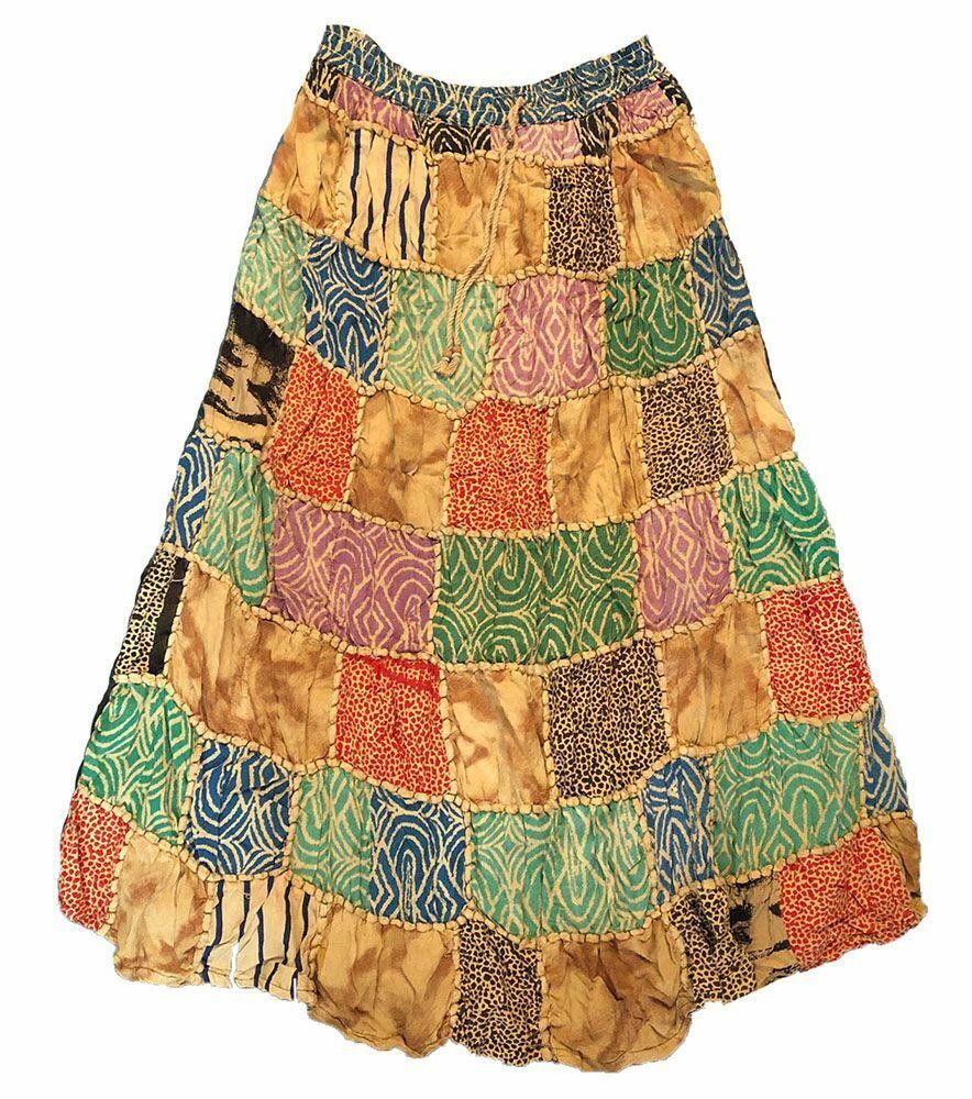 Designer Pre Owned Colorful Skirt Xl Size 40" / US 18 - 2 Thumbnail