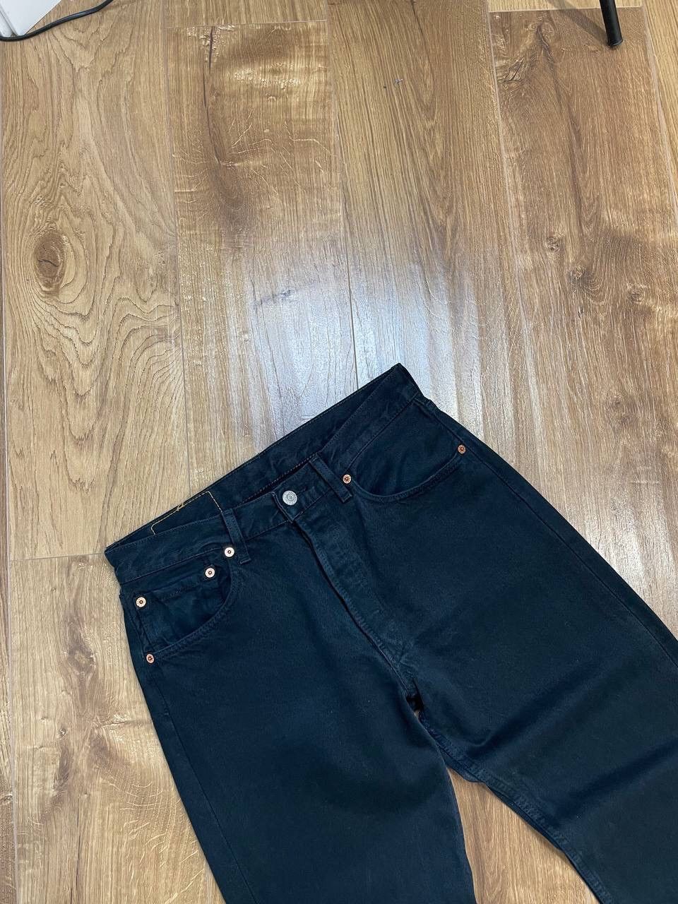 Levi's Vintage 90’s Y2K Style Levi’s 501 Black Denim Jeans Pants Size US 31 - 6 Thumbnail