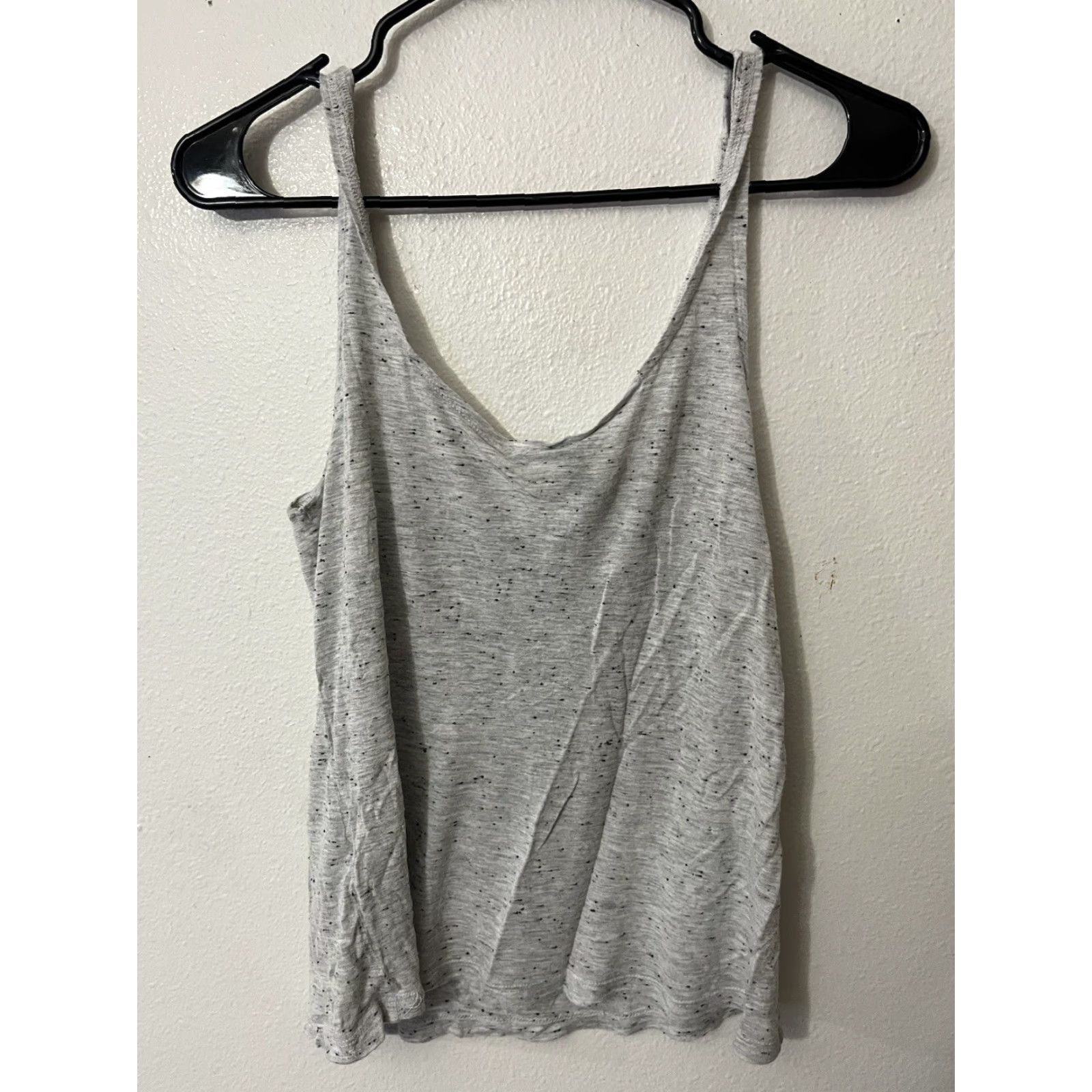 H&M Vintage H&M Gray Cropped Tank Top Women Small Summer Casual Boat Neck Size S / US 4 / IT 40 - 4 Thumbnail