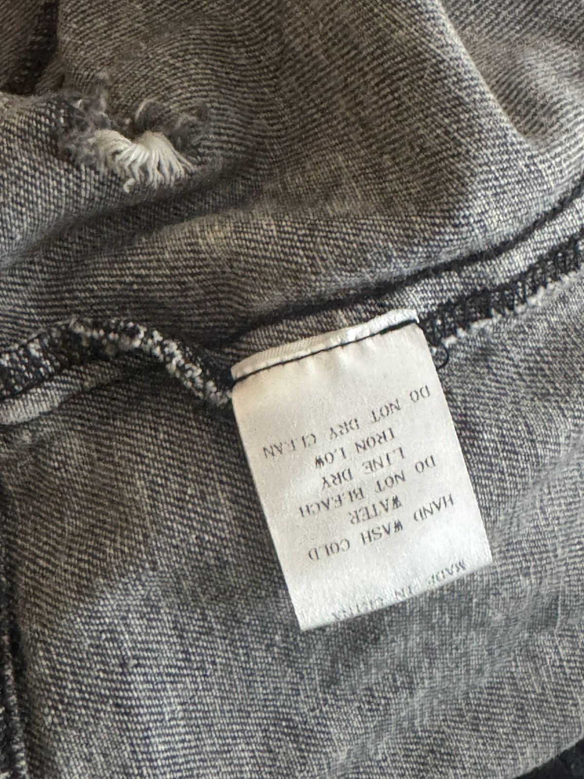 Other Hyfve Black Distress Grunge Acid Washed Denim Jacket Jacket Size S / US 4 / IT 40 - 8 Thumbnail