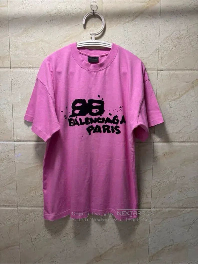 Balenciaga Balenciaga Round neck short sleeve Size US M / EU 48-50 / 2 - 1 Thumbnail