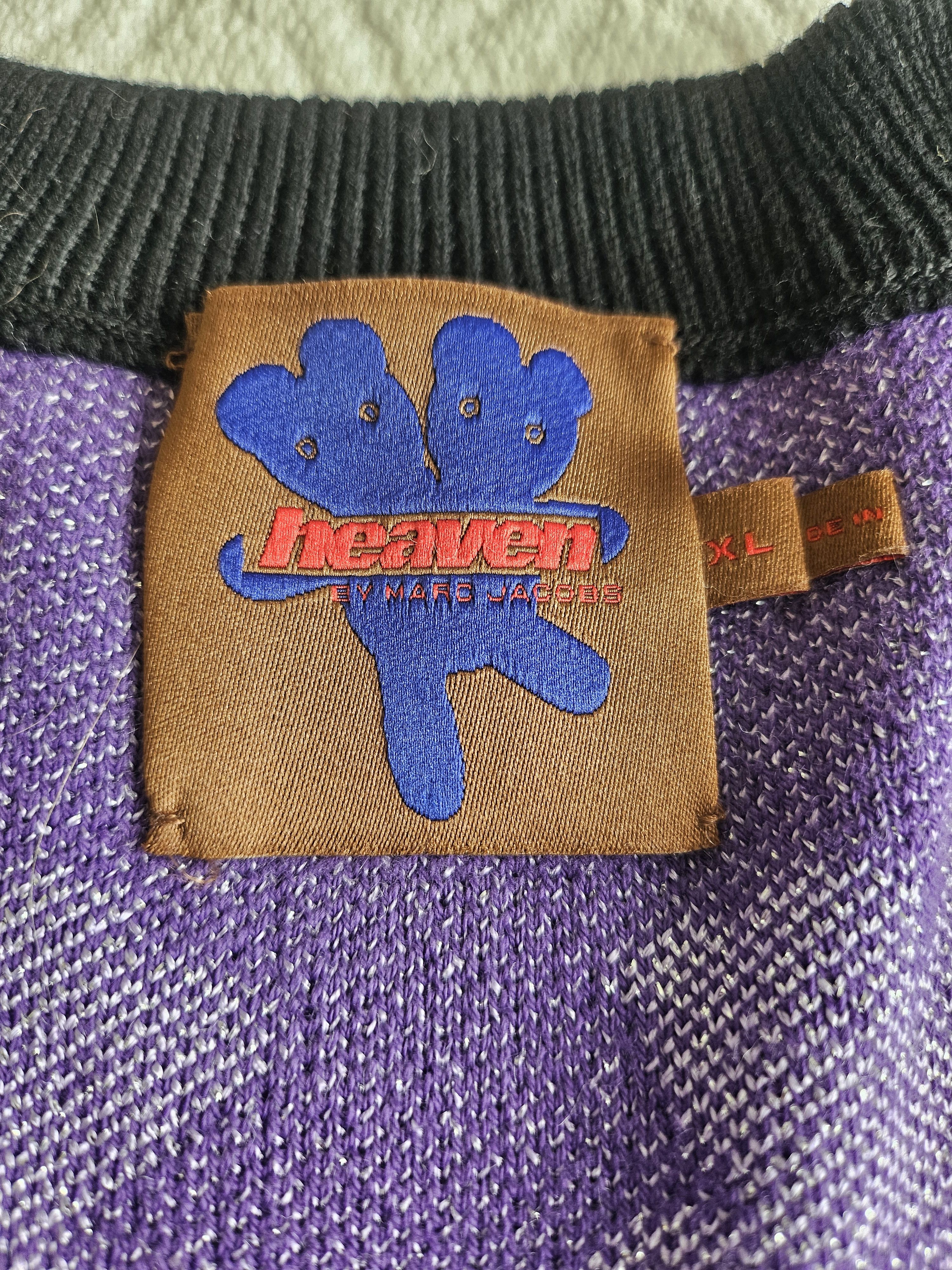 Heaven by Marc Jacobs Heaven by Marc Jacobs purple logo cardigan. Size XL / US 12-14 / IT 48-50 - 3 Thumbnail