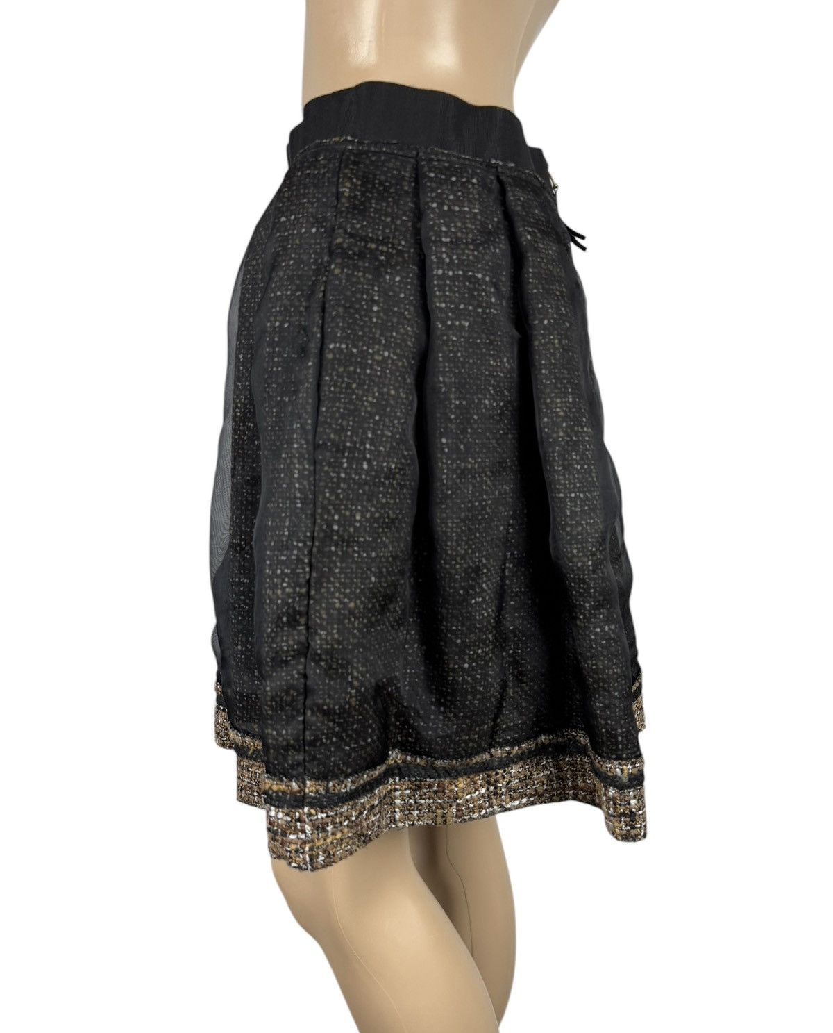 Dolce & Gabbana Dolce & Gabbana Mesh & Wool Woven Skirt size 44 Size 30" / US 8 / IT 44 - 5 Thumbnail