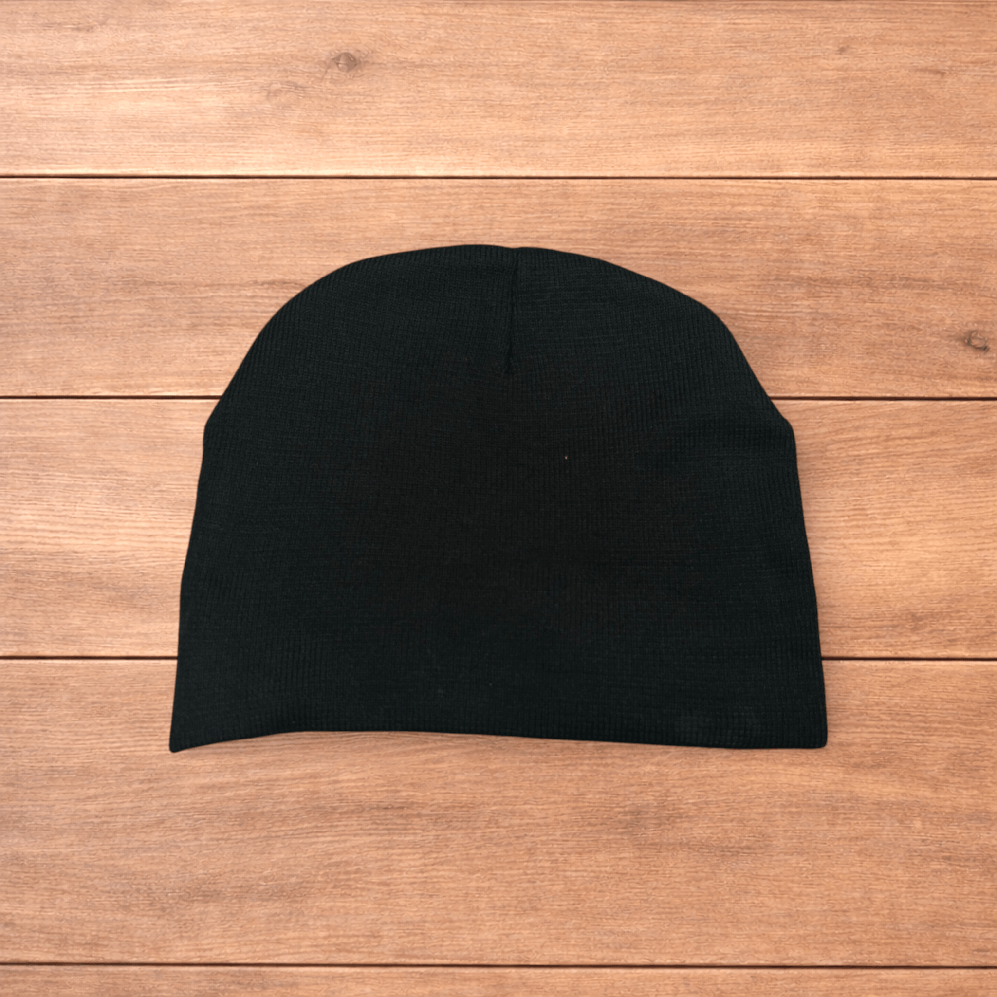 Japanese Brand Japanese vintage style beanie in black with graphic design. Size ONE SIZE - 2 Thumbnail